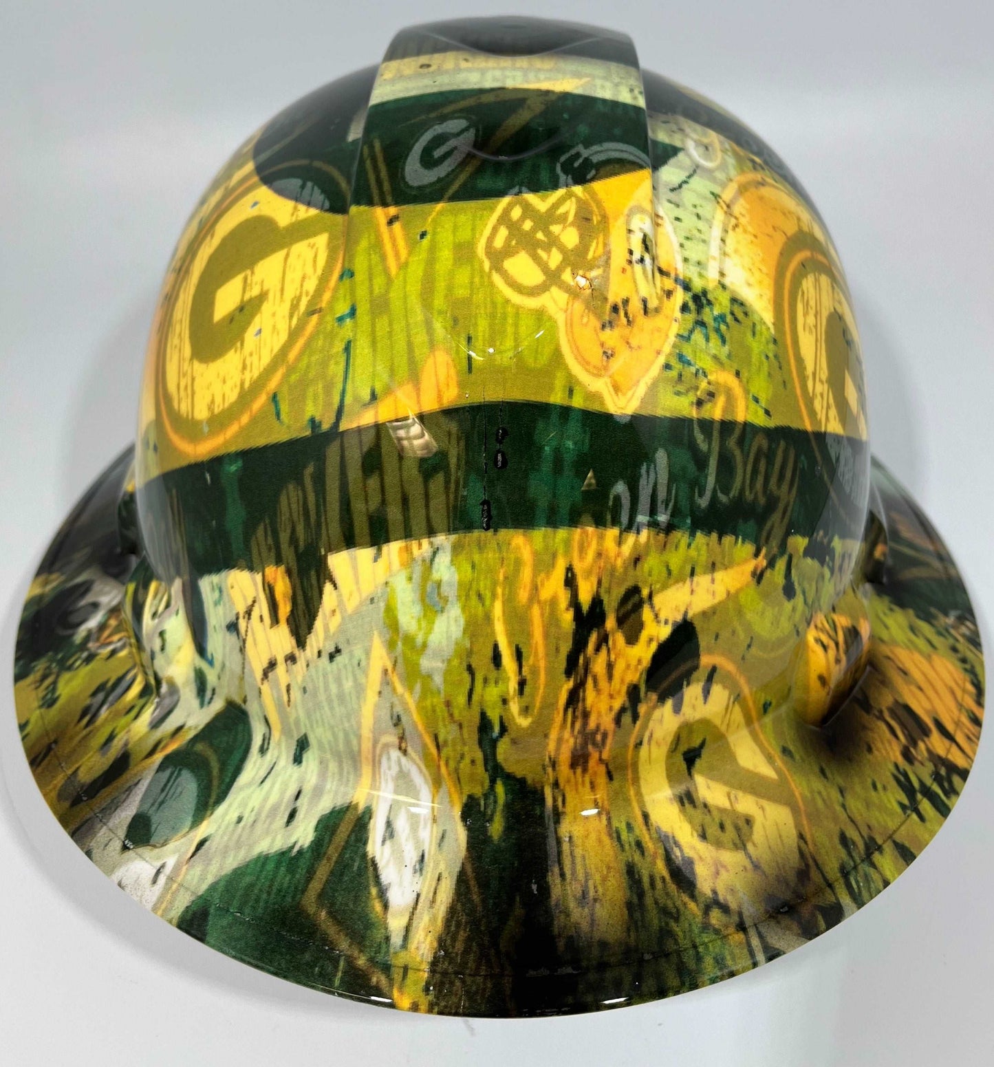 Badass hard hat with a Hydro dipped team design