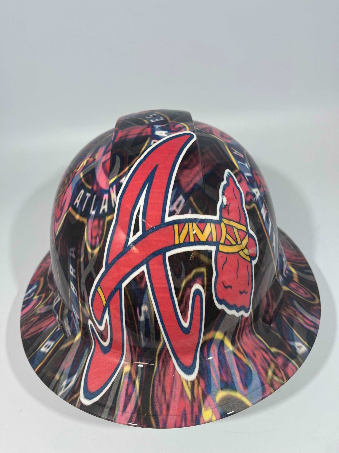 Badass hard hat with a Hydro dipped team design