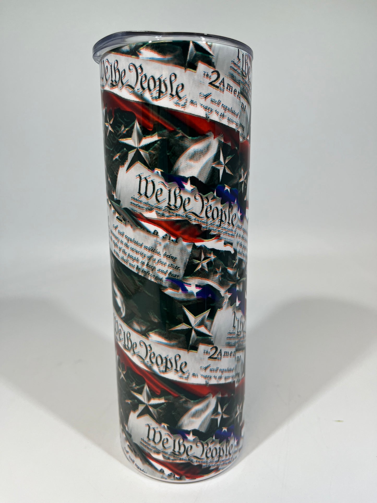 20 oz Skinny Tumbler - WE THE PEOPLE