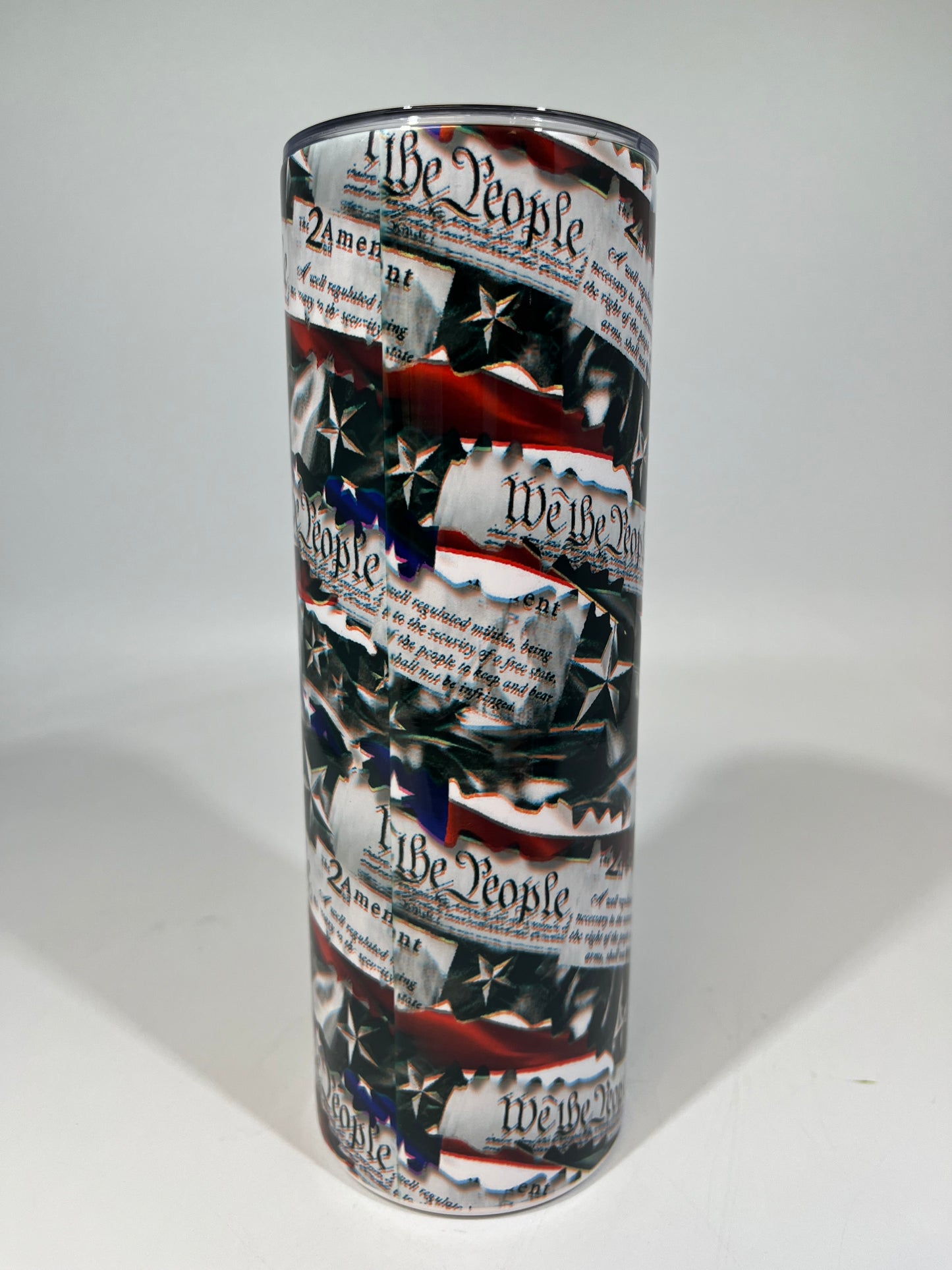 20 oz Skinny Tumbler - WE THE PEOPLE