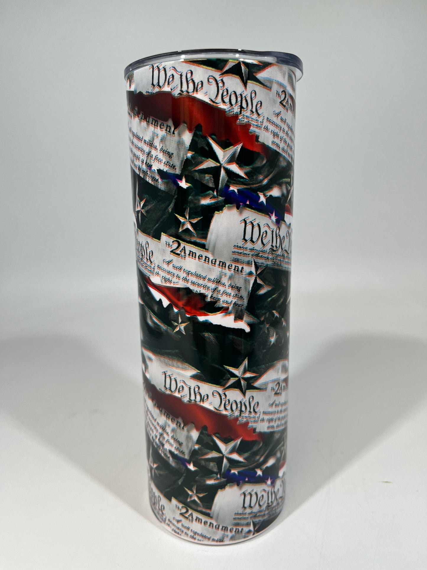 20 oz Skinny Tumbler - WE THE PEOPLE