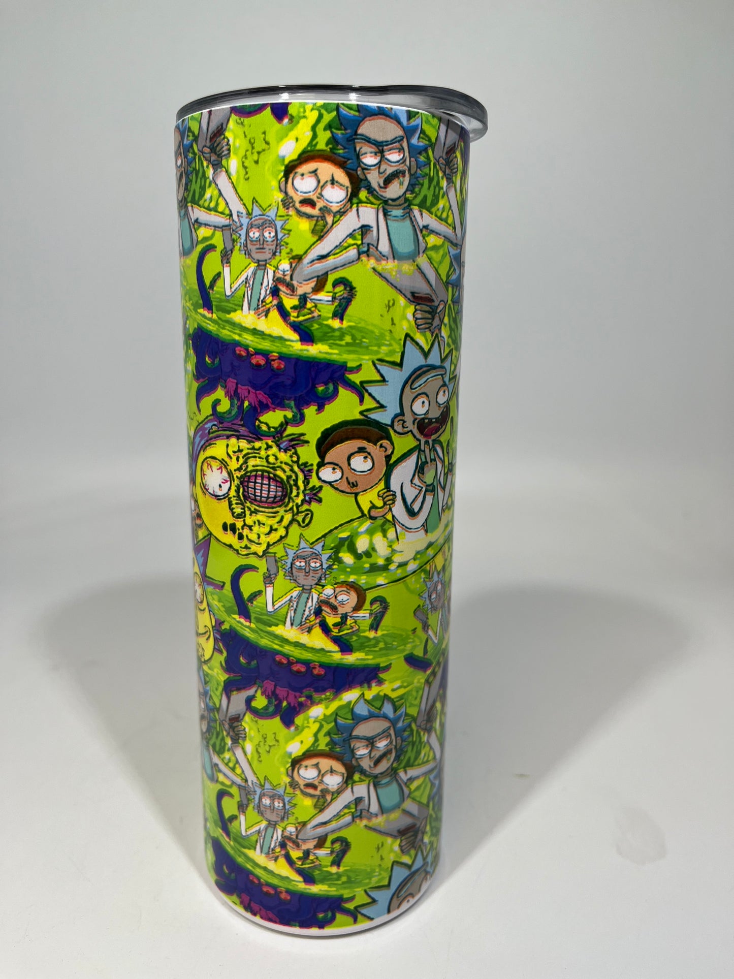 20 oz Skinny Tumbler - RICK N MORTY