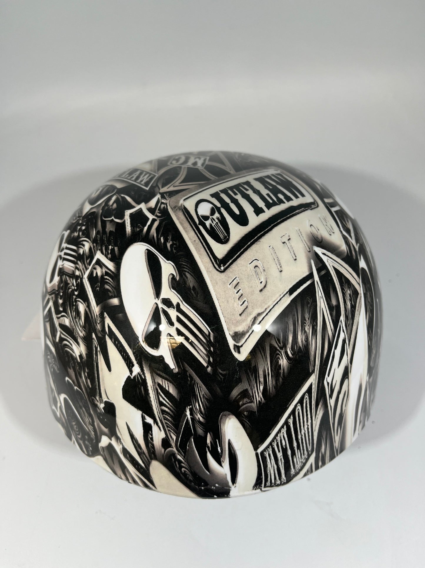 Baseball Cap Style Motorcycle Helmet AMERICAN OUTLAW