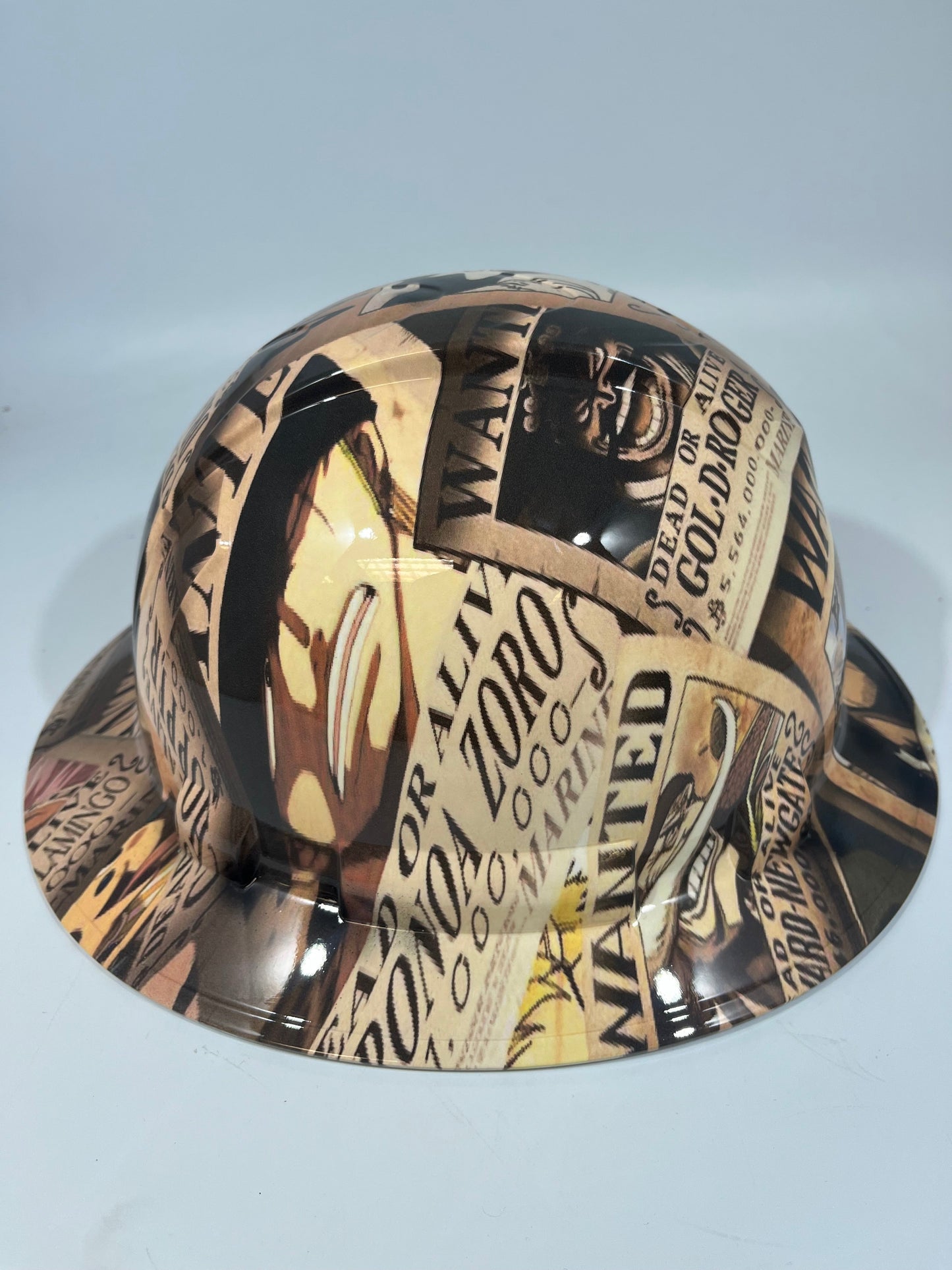 Full Brim Hard Hat Hydro Dipped MONKEY D LUFFY ANIME