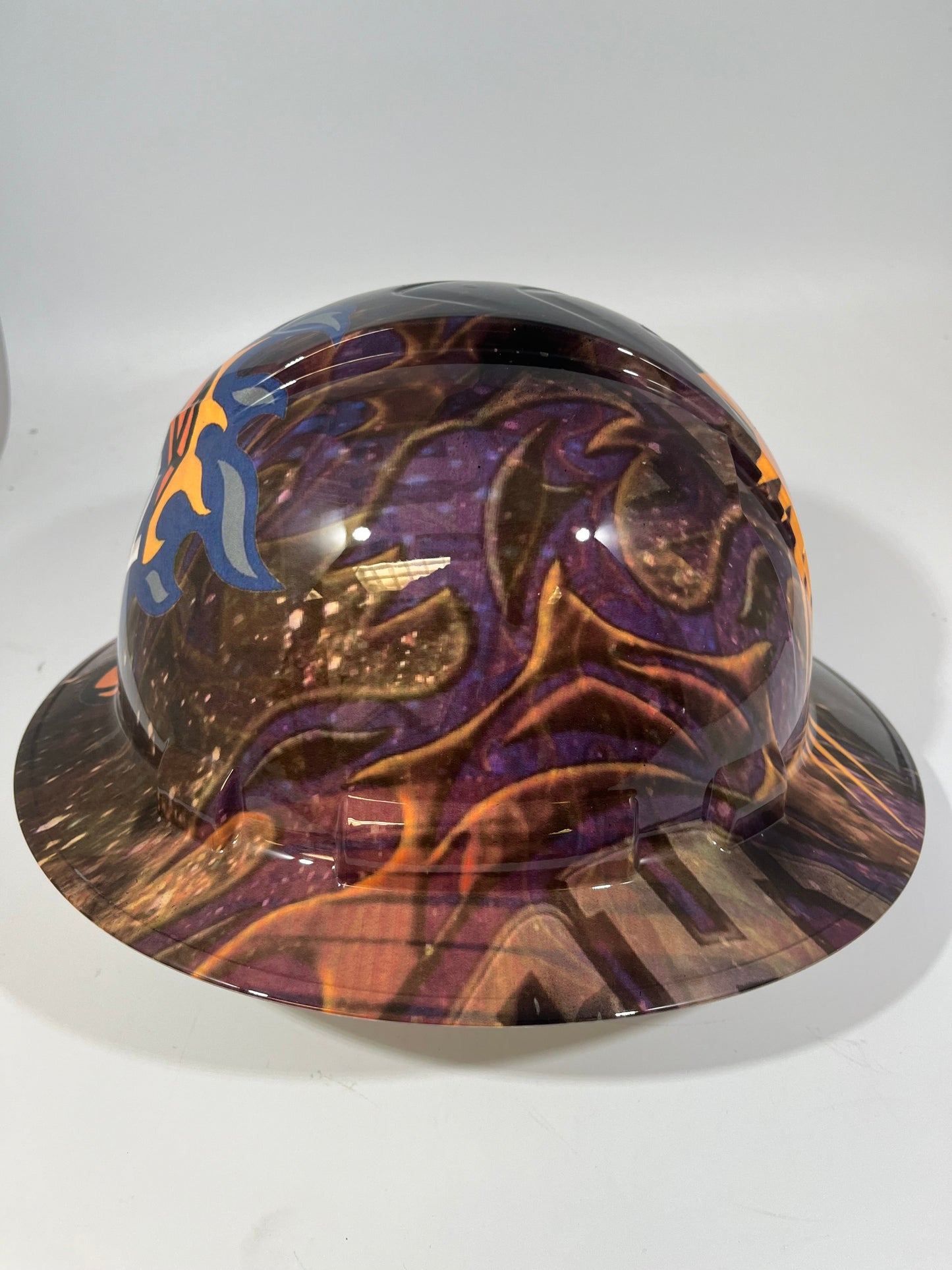 Full Brim Hard Hat Hydro Dipped PHOENIX SUNS