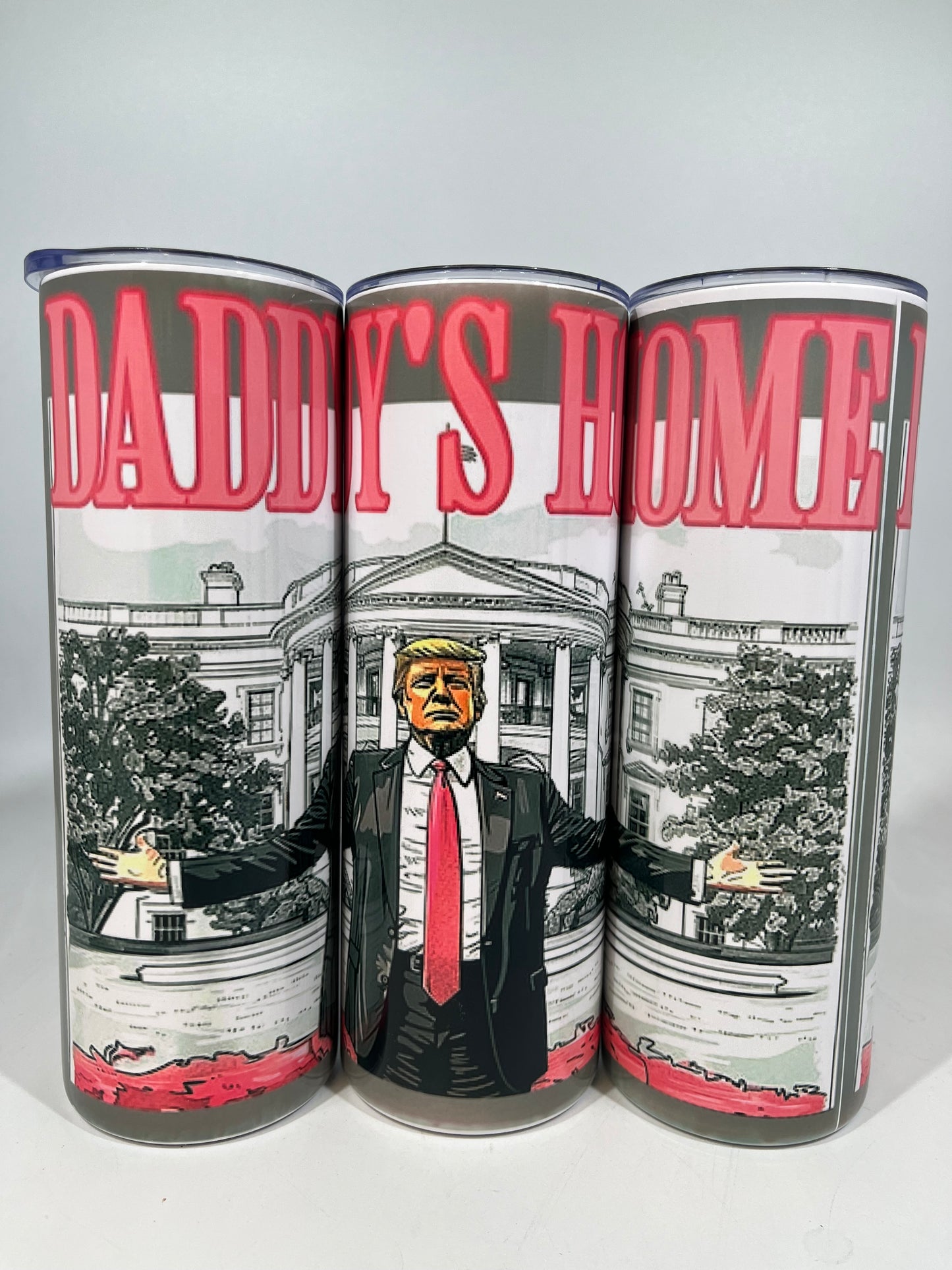 20 oz Skinny Tumbler - Daddy's Home