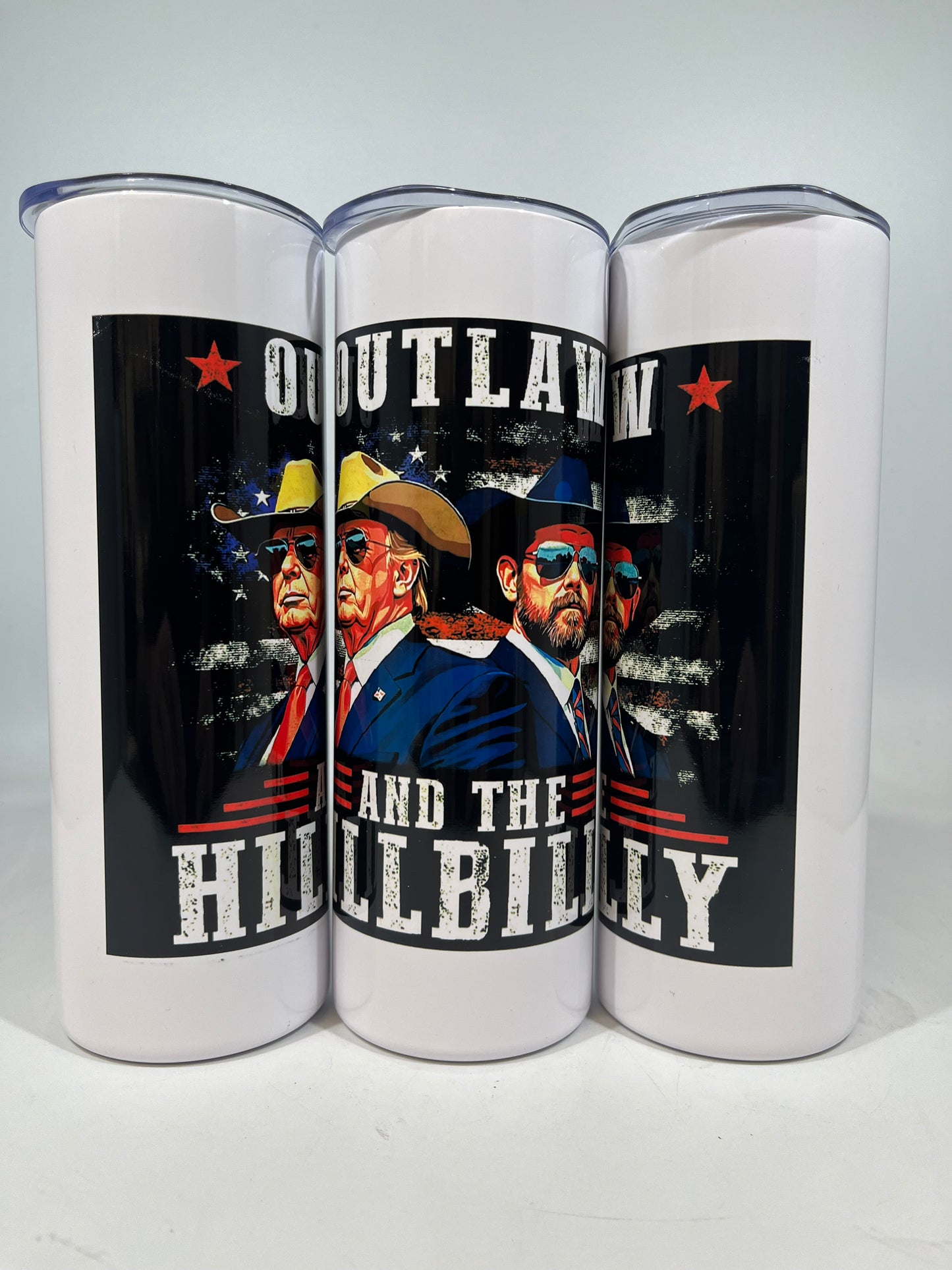 20 oz Skinny Tumbler - Outlaw Hillbilly