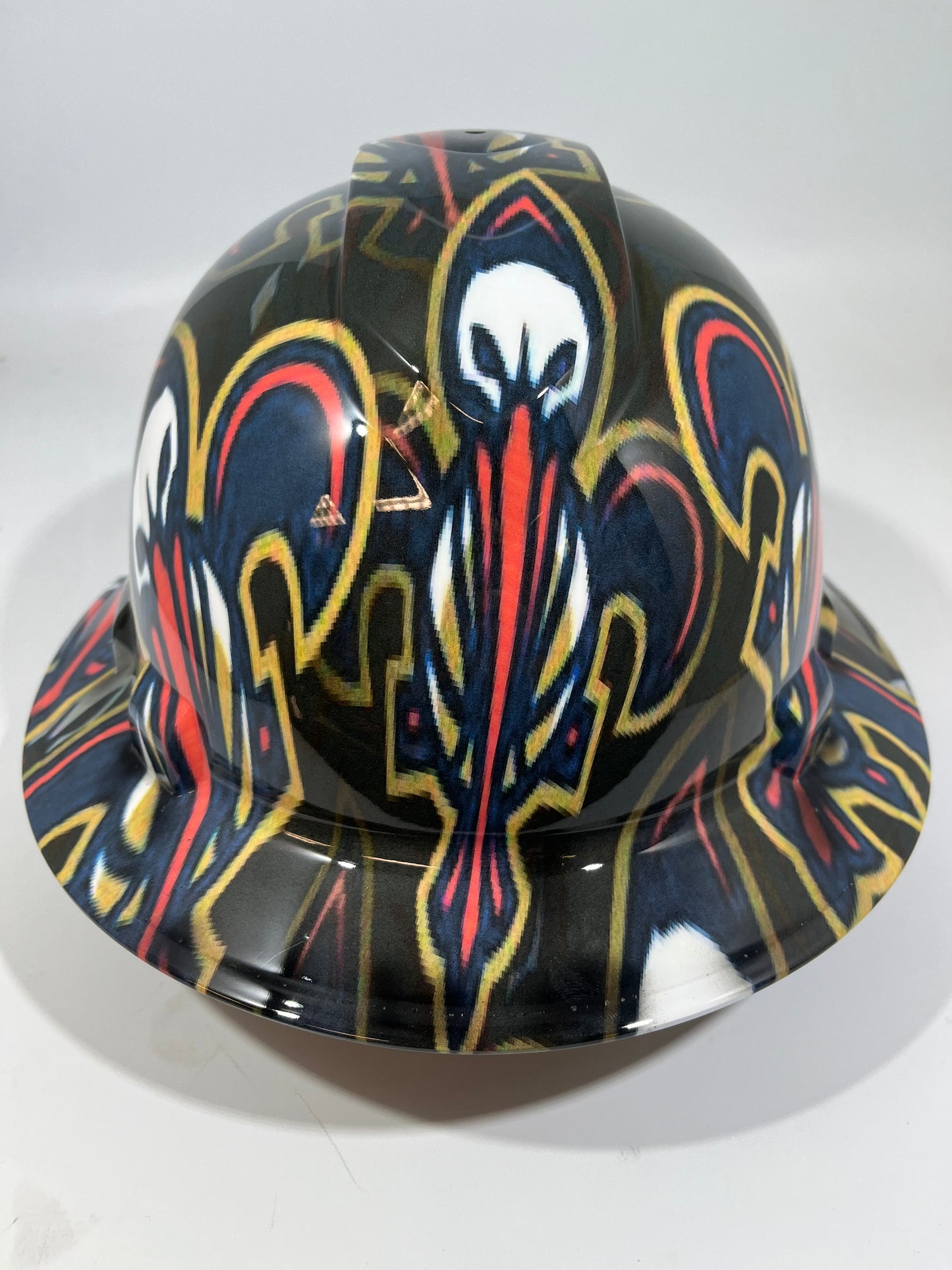 Full Brim Hard Hat Hydro Dipped NEW ORLEANS PELICANS