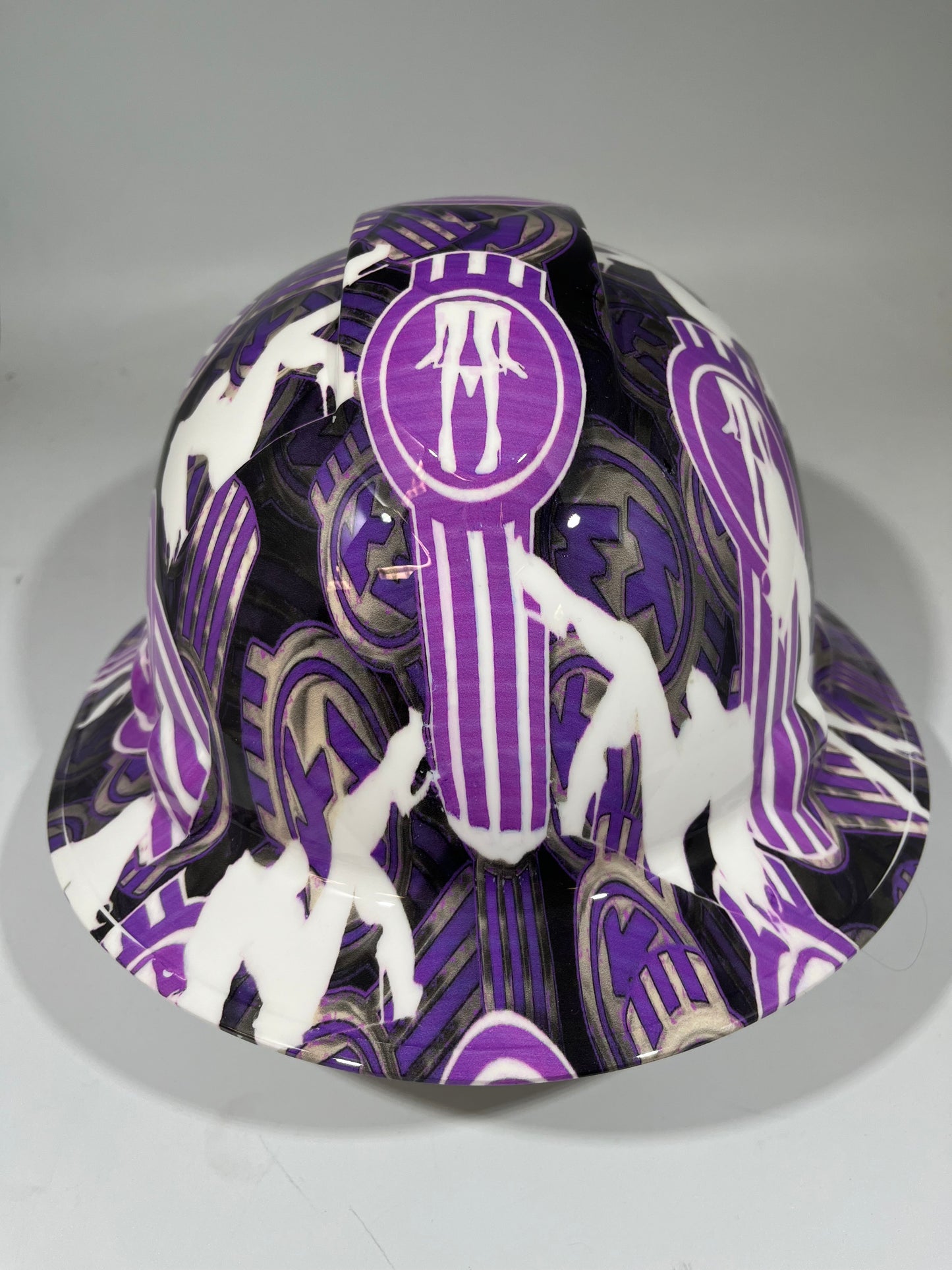 Full Brim Hard Hat Hydro Dipped KENWORTH PURPLE PANTY DROPPER