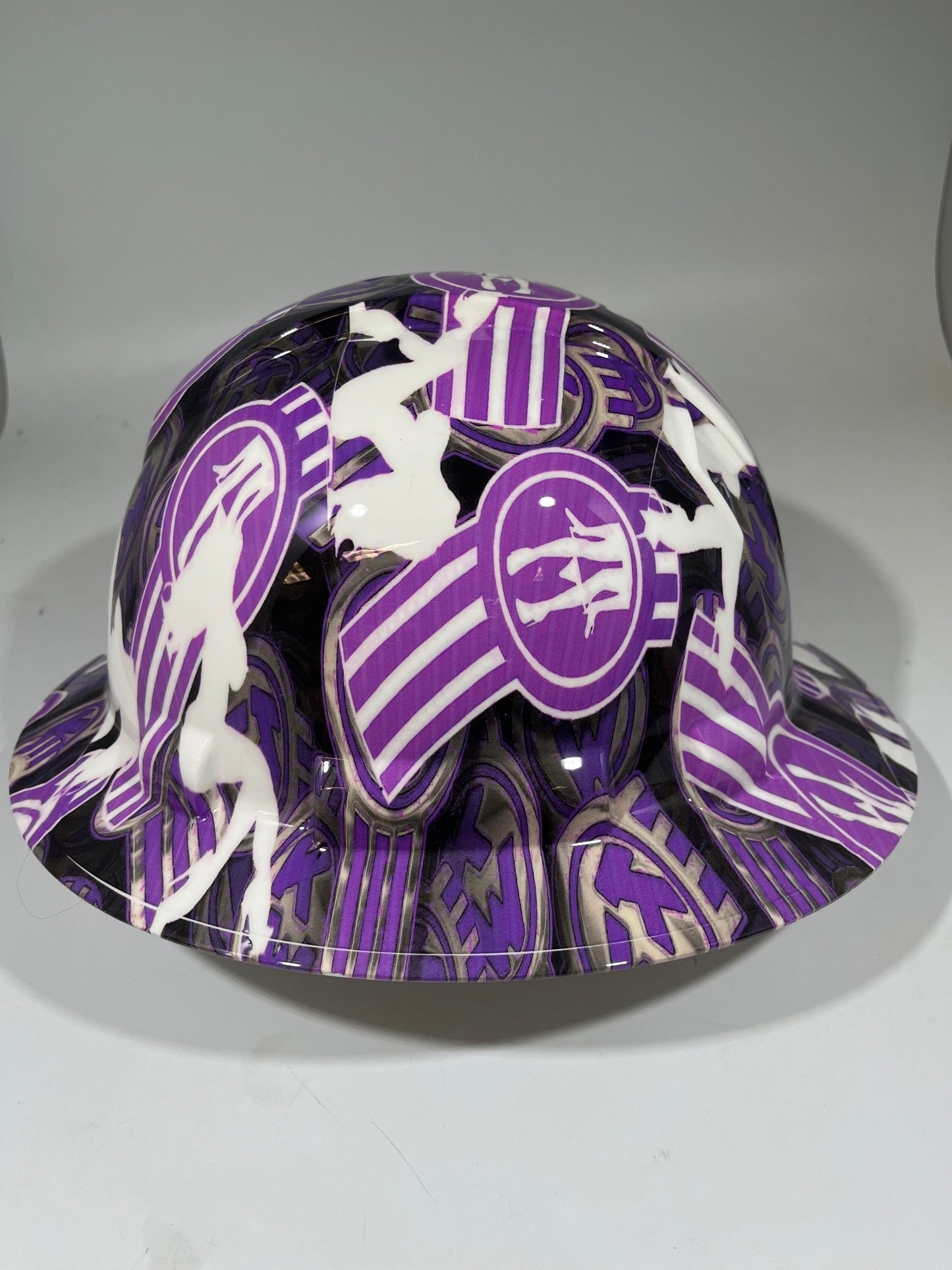 Full Brim Hard Hat Hydro Dipped KENWORTH PURPLE PANTY DROPPER