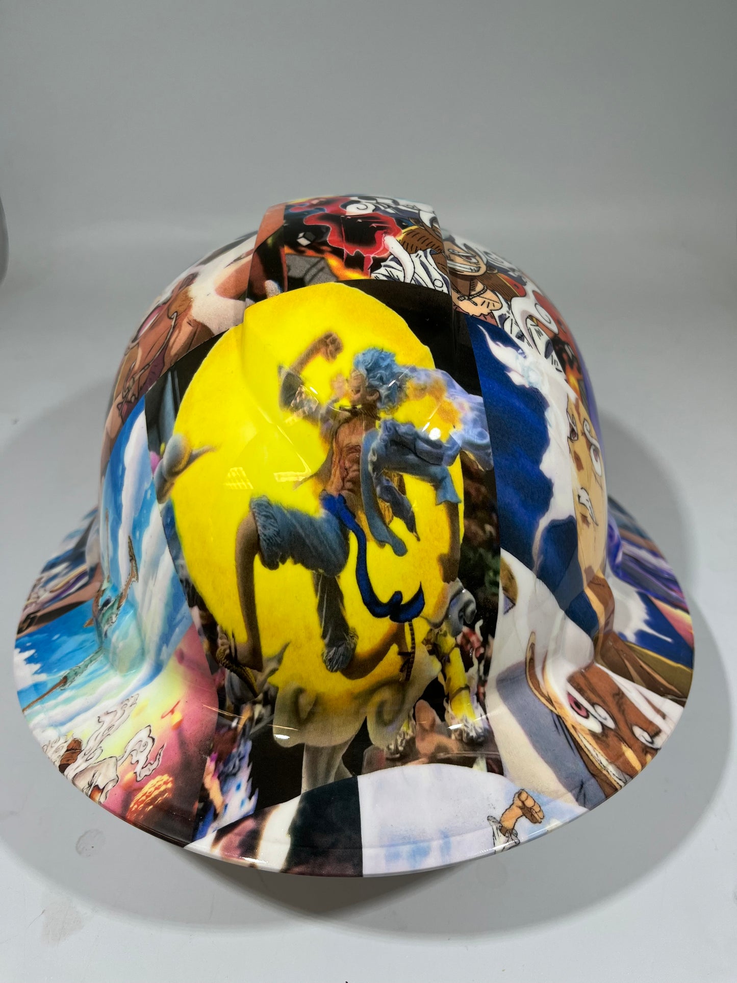 Full Brim Hard Hat Hydro Dipped GEAR 5 MONKEY D LUFFY