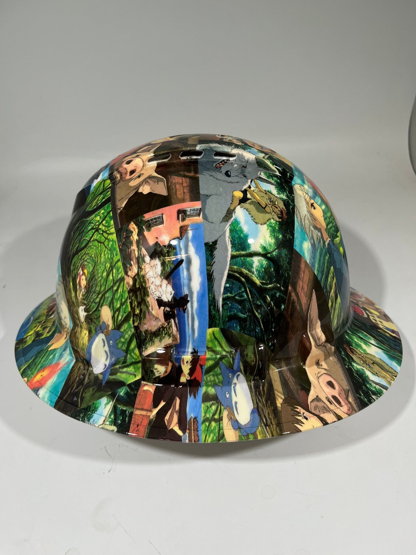Full Brim Hard Hat Hydro Dipped STUDIO GHILBI ANIME