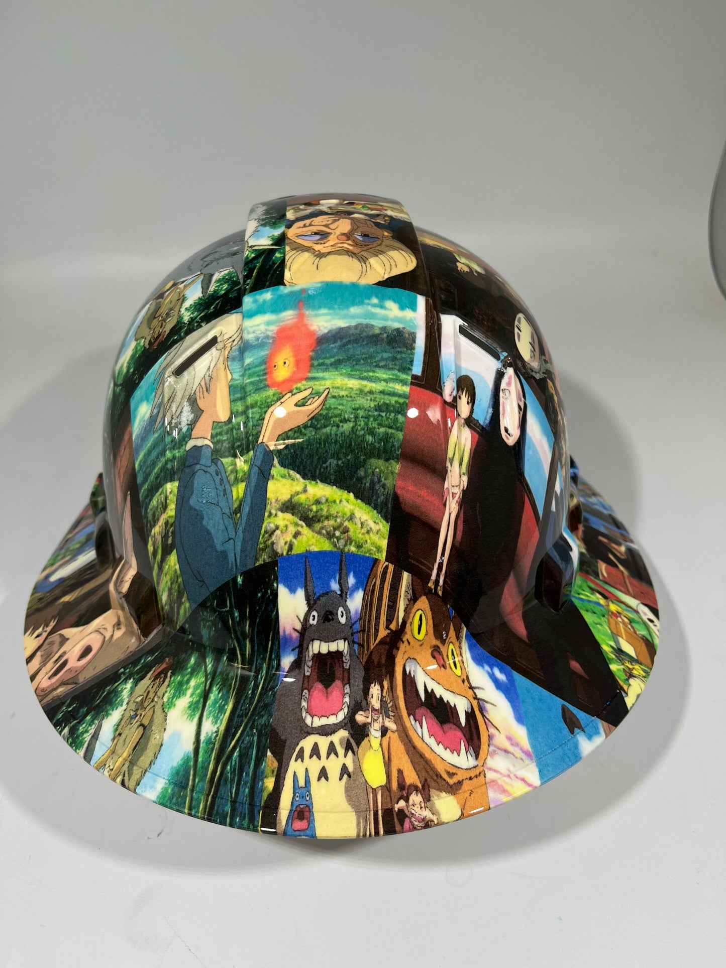 Full Brim Hard Hat Hydro Dipped STUDIO GHILBI ANIME