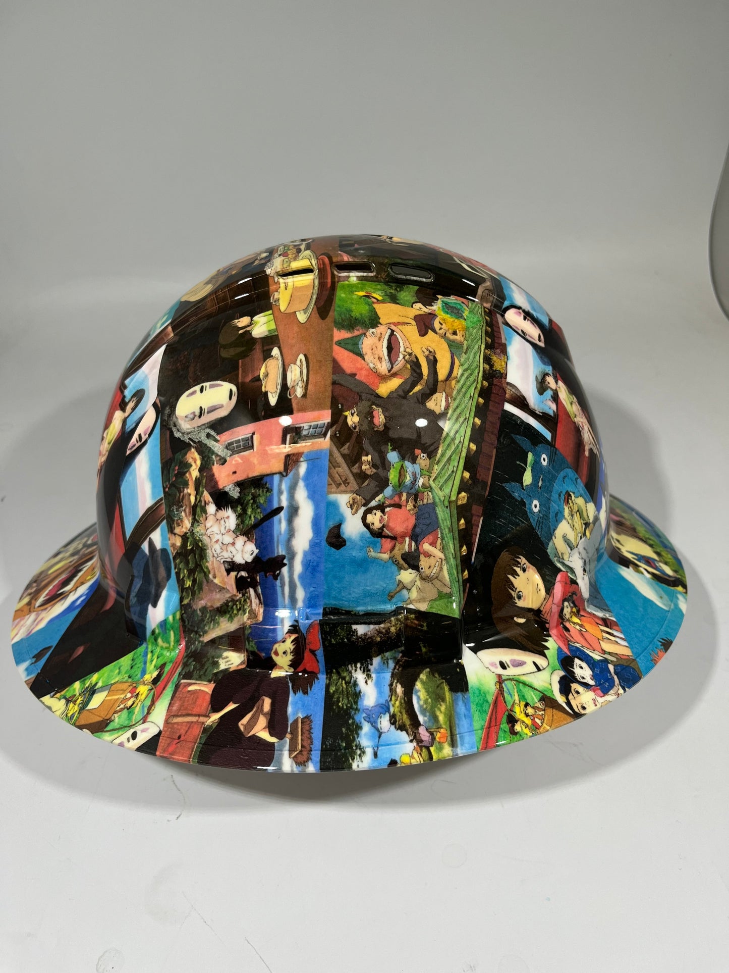 Full Brim Hard Hat Hydro Dipped STUDIO GHILBI ANIME