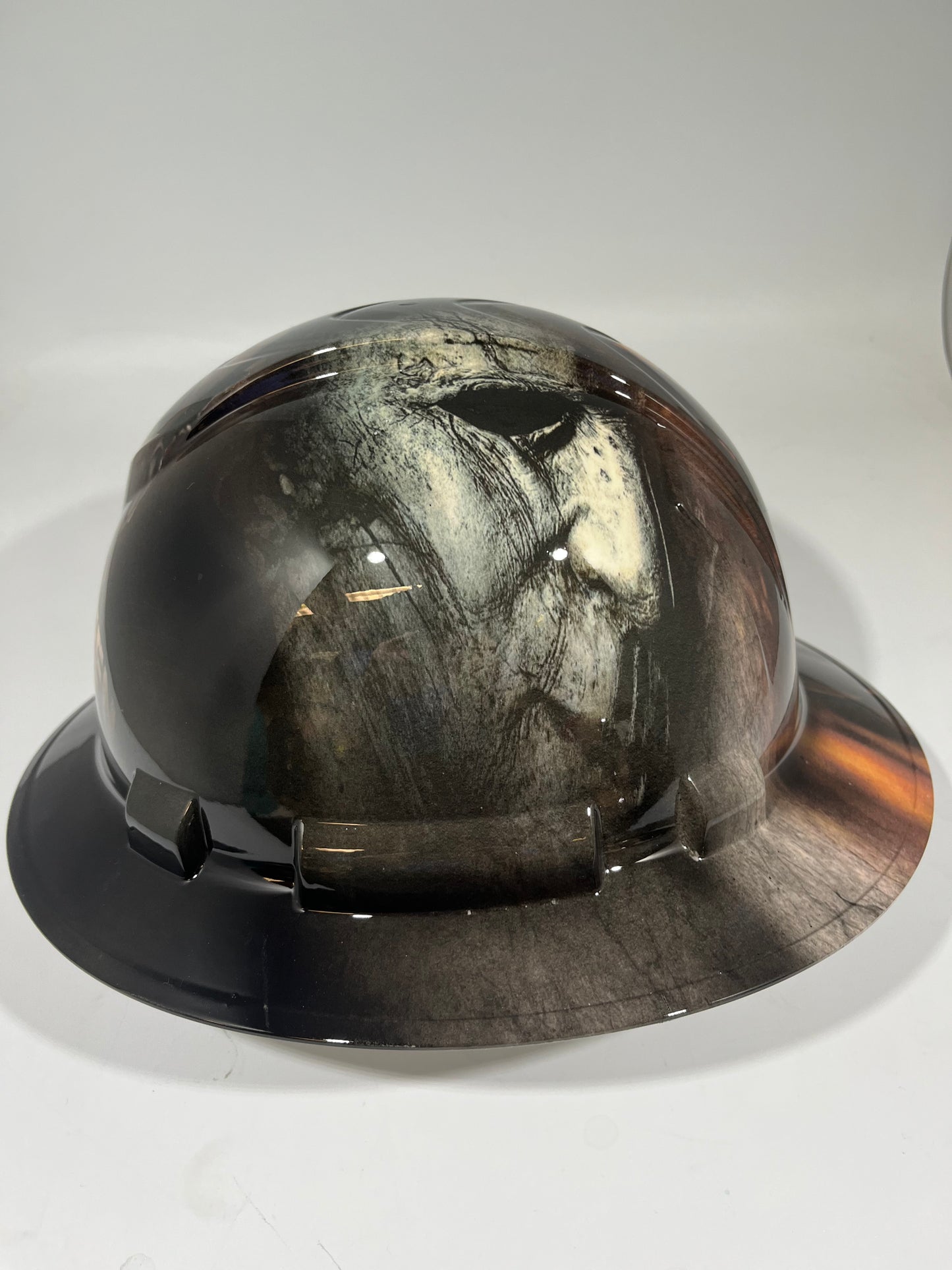 Full Brim Hard Hat Hydro Dipped HALLOWEEN MICHAEL MYERS
