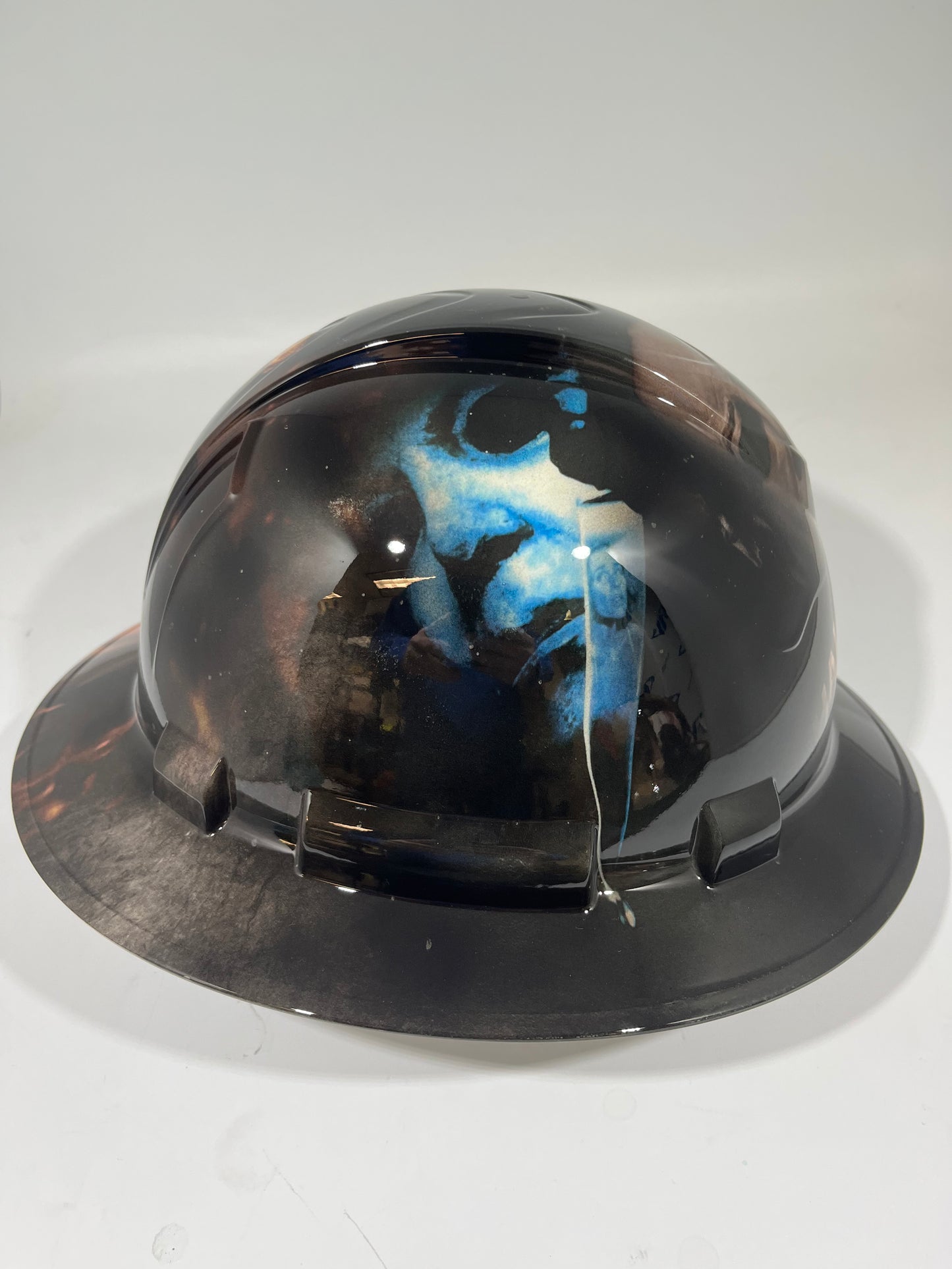 Full Brim Hard Hat Hydro Dipped HALLOWEEN MICHAEL MYERS