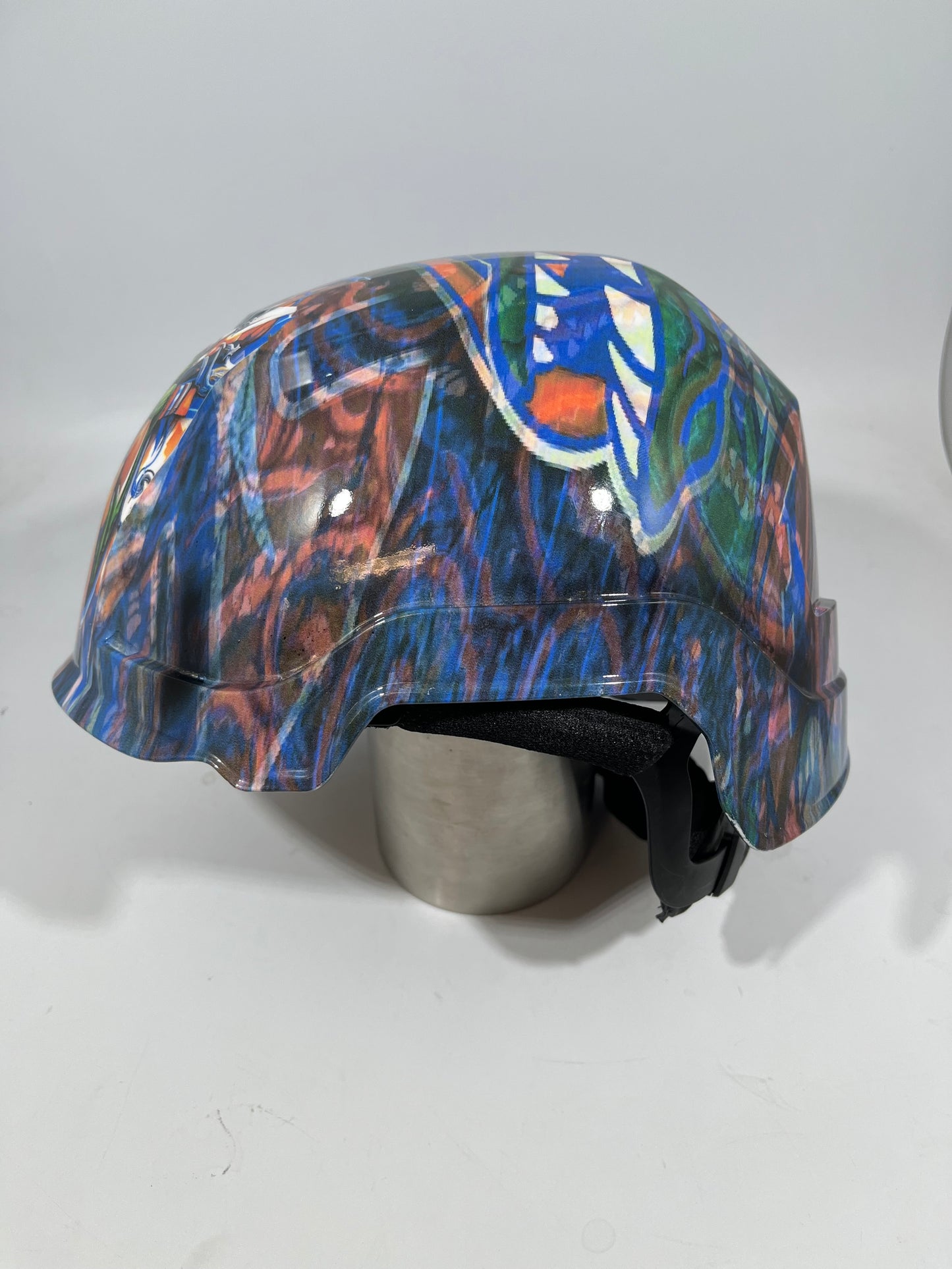 Full Brim Hard Hat Hydro Dipped FLORIDA GATORS