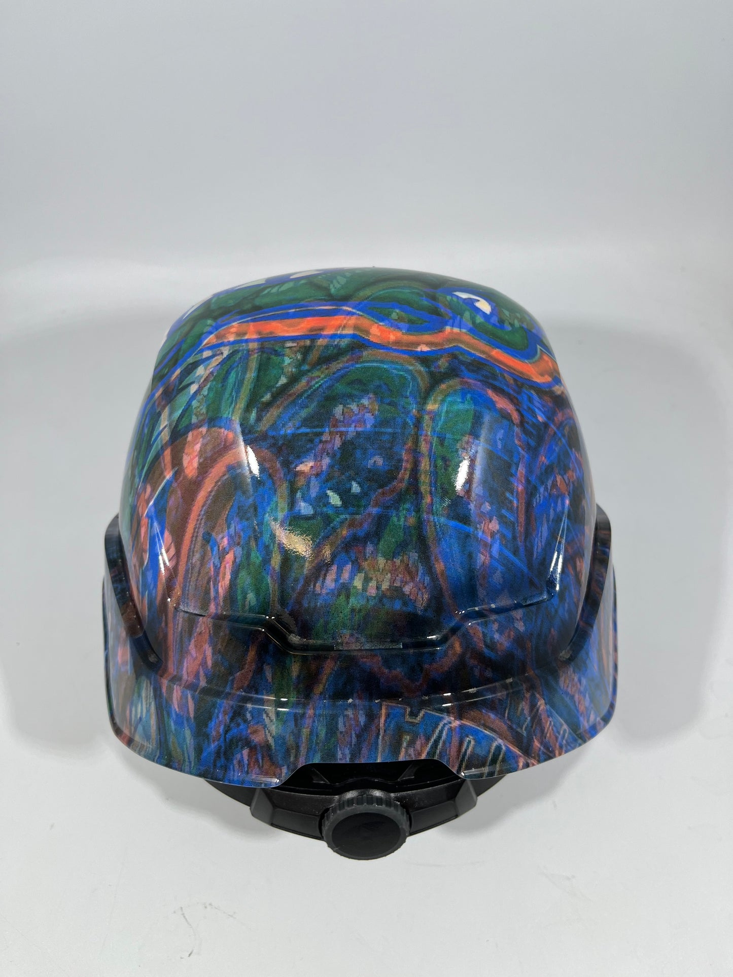 Full Brim Hard Hat Hydro Dipped FLORIDA GATORS