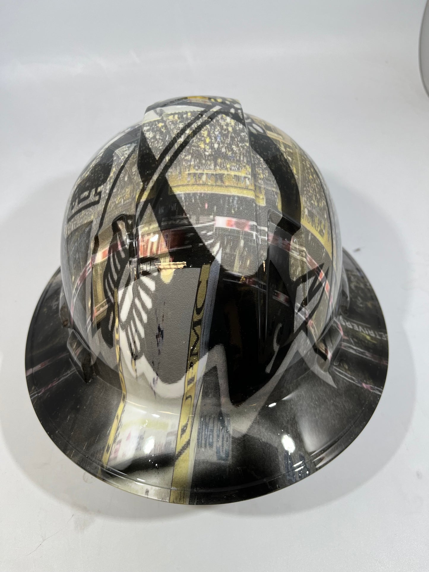 Full Brim Hard Hat Hydro Dipped PITTSBURG PENGUINS
