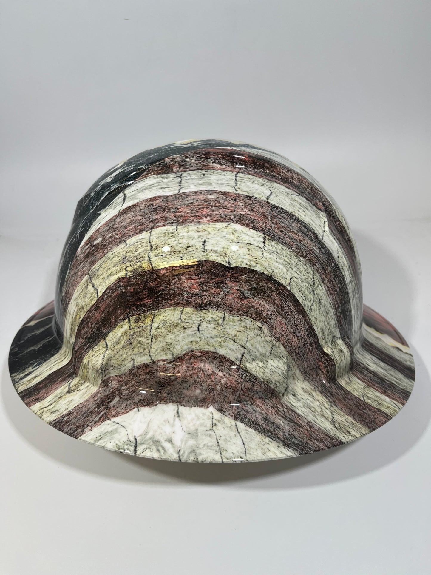 Full Brim Hard Hat Hydro Dipped CANADIAN AMERICAN