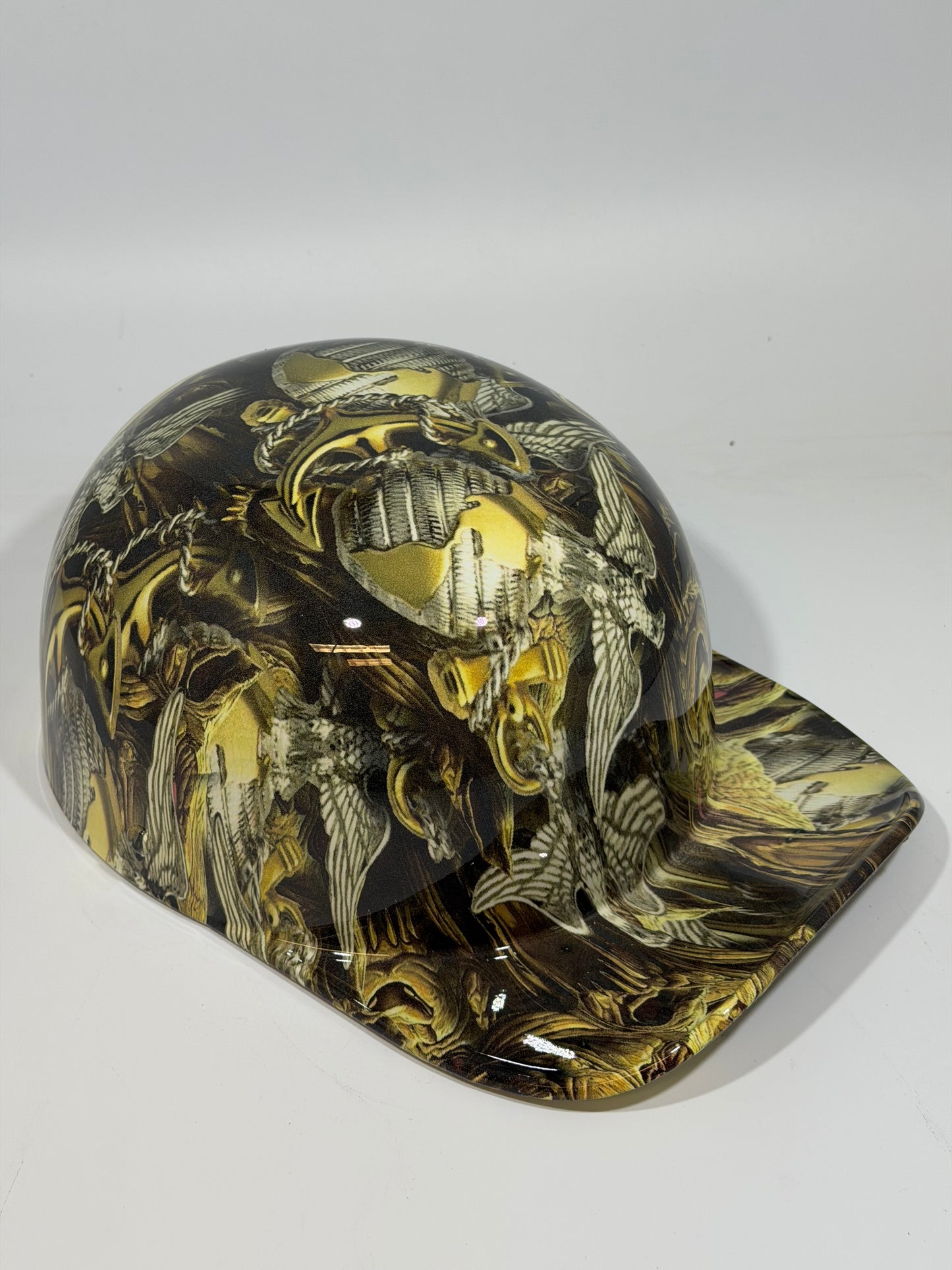 Baseball Cap Style Motorcycle Helmet DEVIL DOG MARINES SEMPER FI