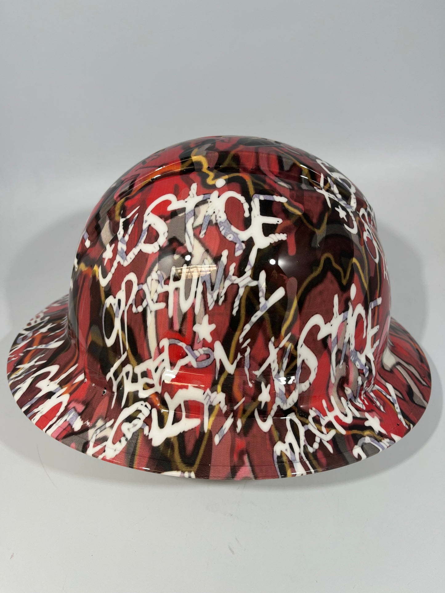 New Full Brim Hard Hat Custom Hydro Dipped KANSAS CITY CHIEFS INSPIRE CHANGE