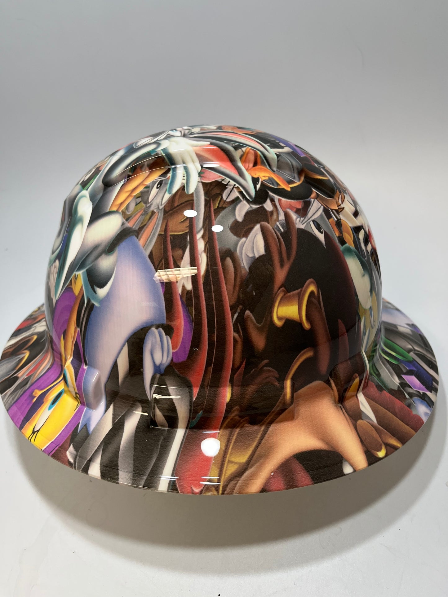 Full Brim Hard Hat Hydro Dipped LOONEY TUNES