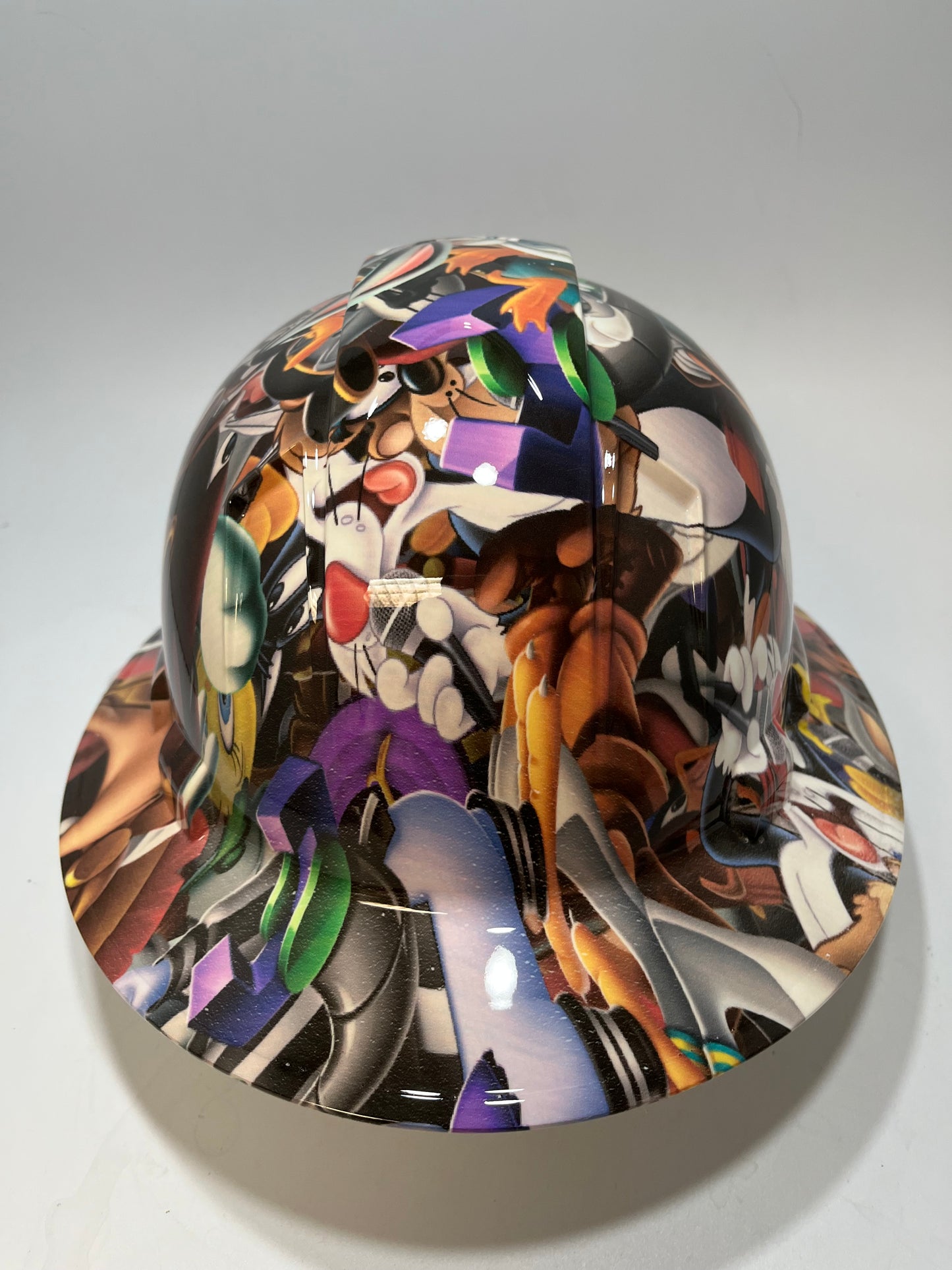 Full Brim Hard Hat Hydro Dipped LOONEY TUNES