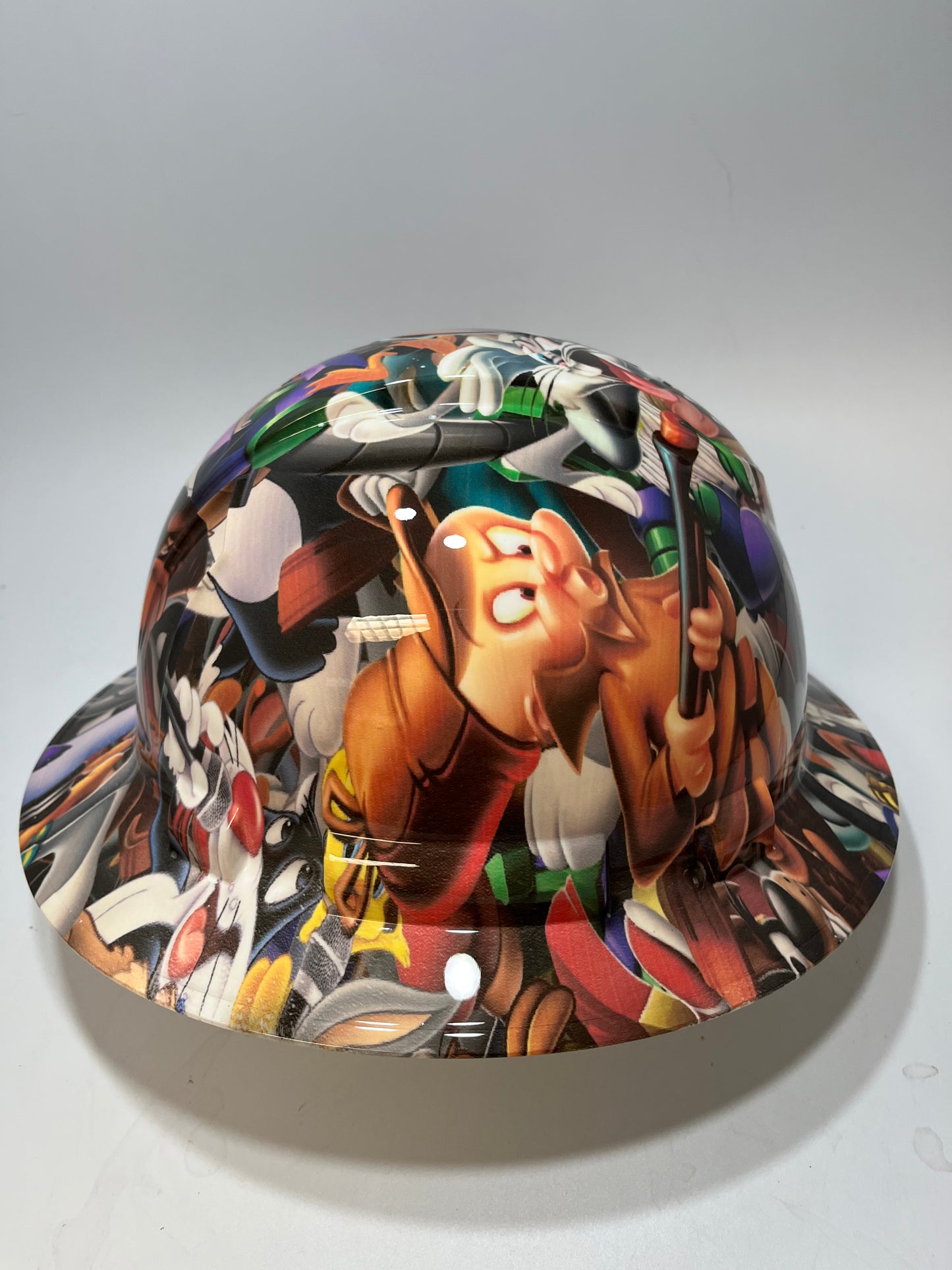 Full Brim Hard Hat Hydro Dipped LOONEY TUNES
