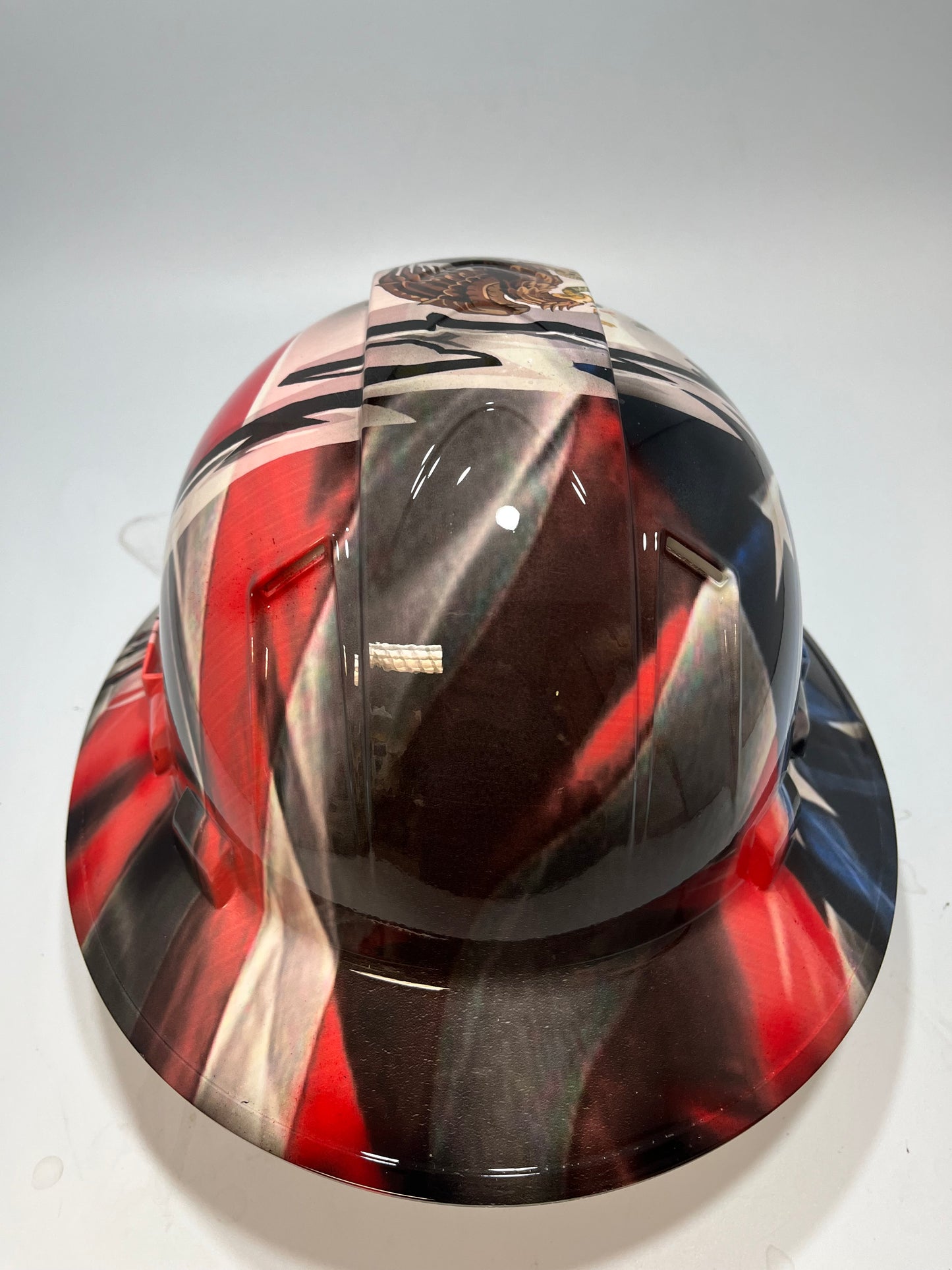 Brim Hard Hat Hydro Dipped MEXICAN AMERICAN PRIDE