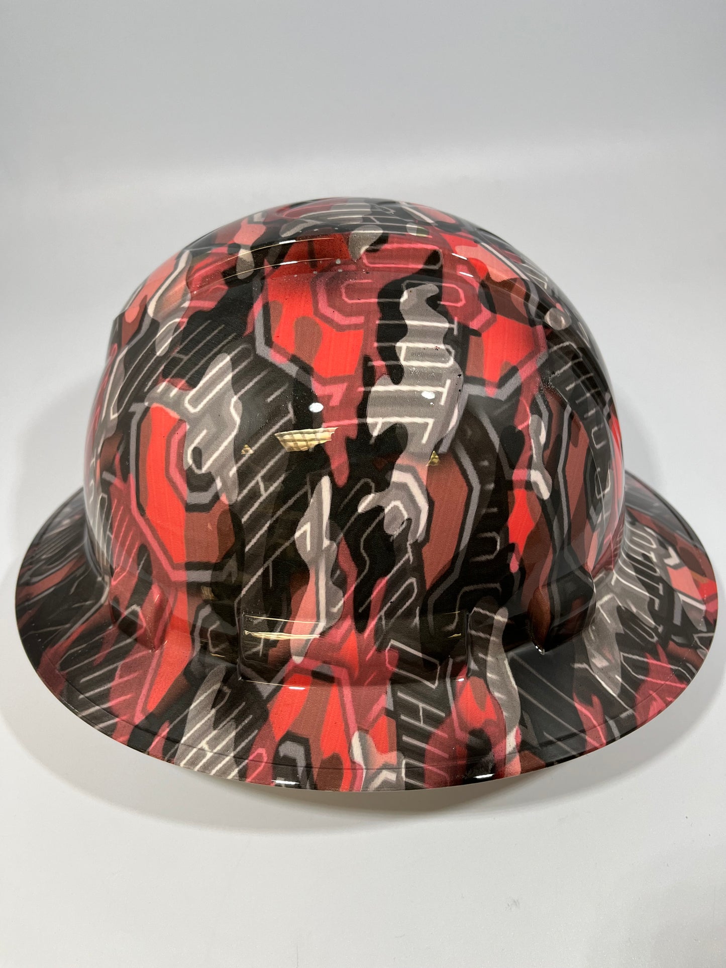 Full Brim Hard Hat Custom Hydro Dipped OHIO STATE BUCKEYES OSU CAMO