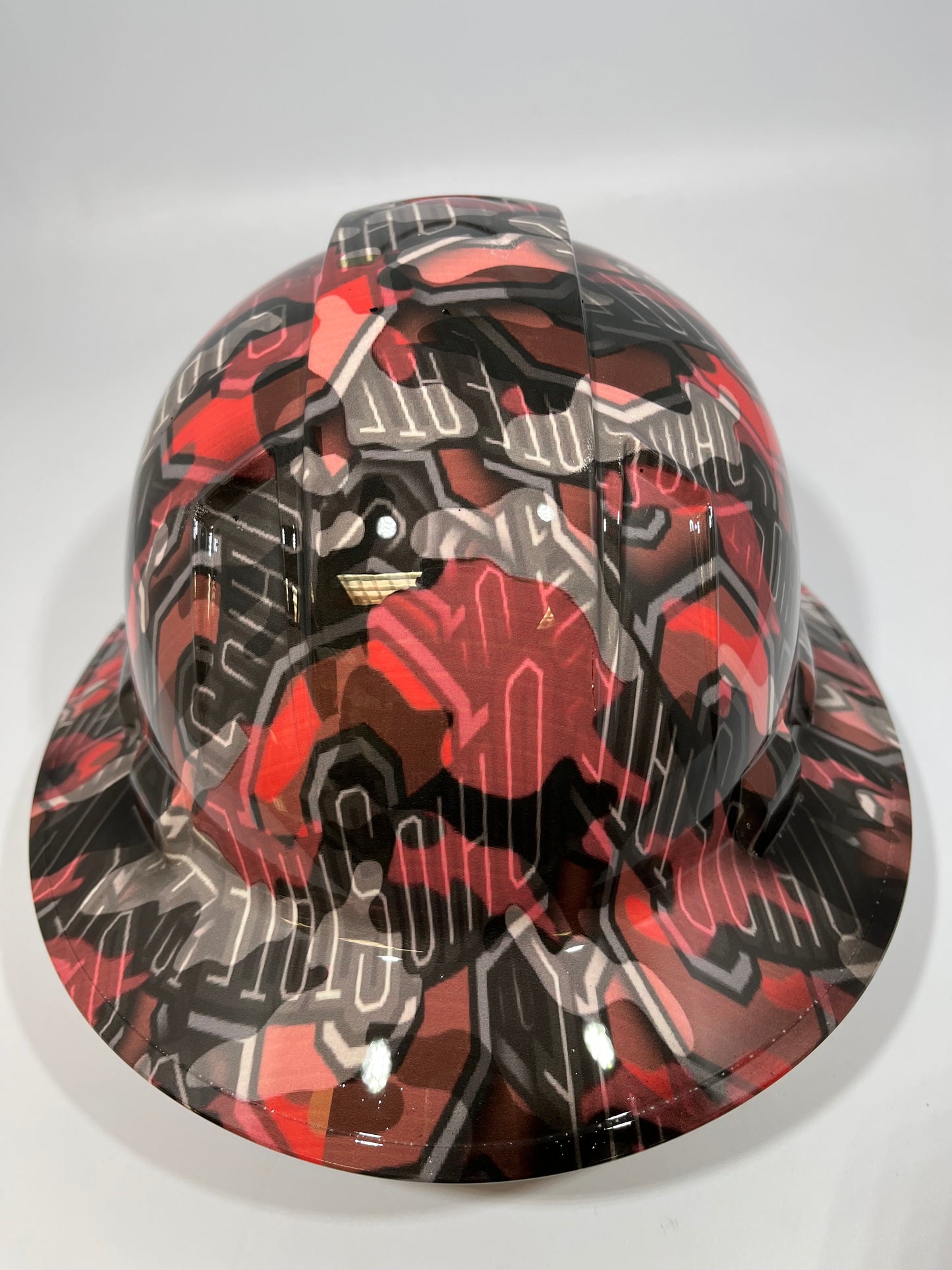 Full Brim Hard Hat Custom Hydro Dipped OHIO STATE BUCKEYES OSU CAMO