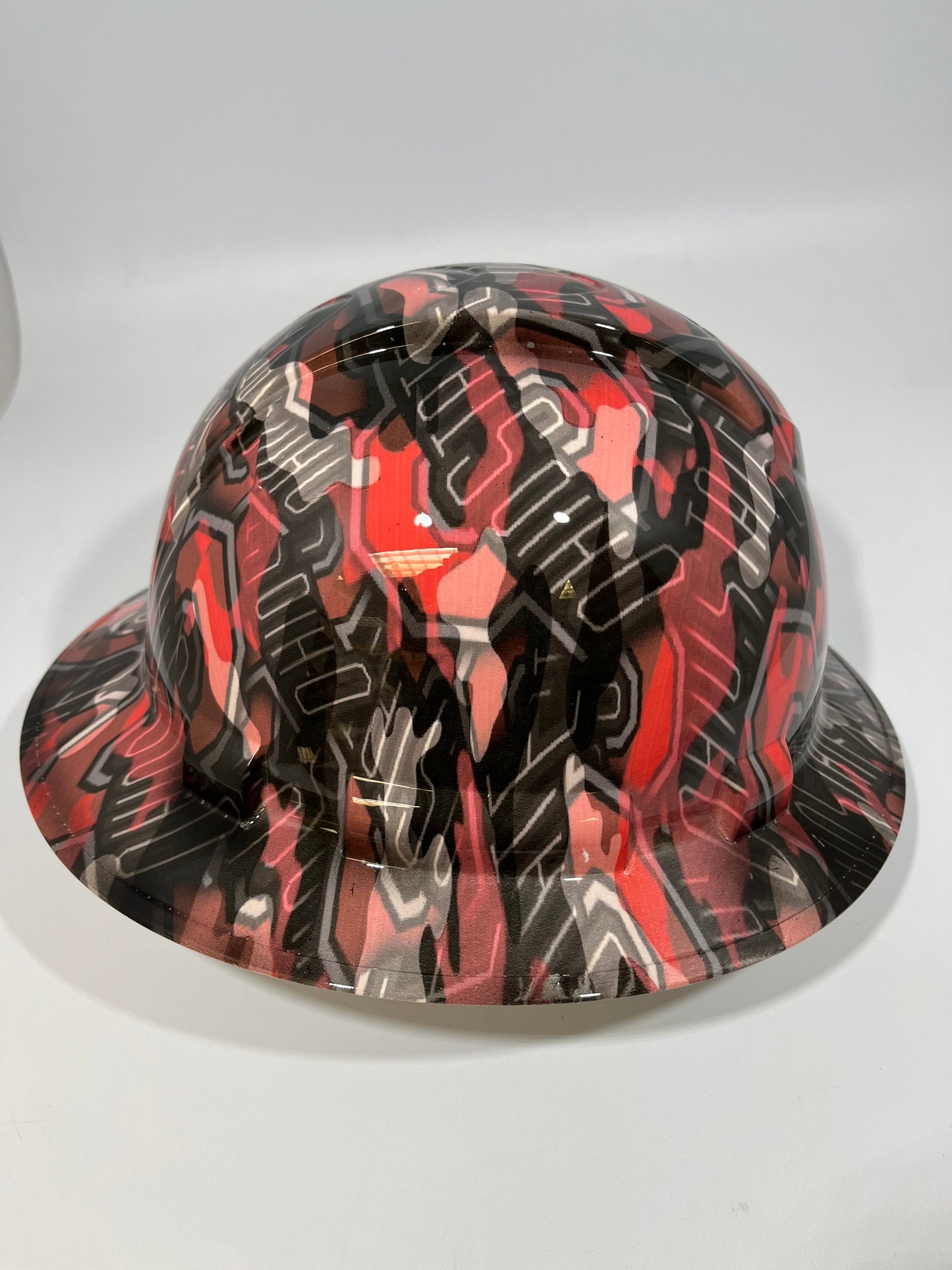 Full Brim Hard Hat Custom Hydro Dipped OHIO STATE BUCKEYES OSU CAMO