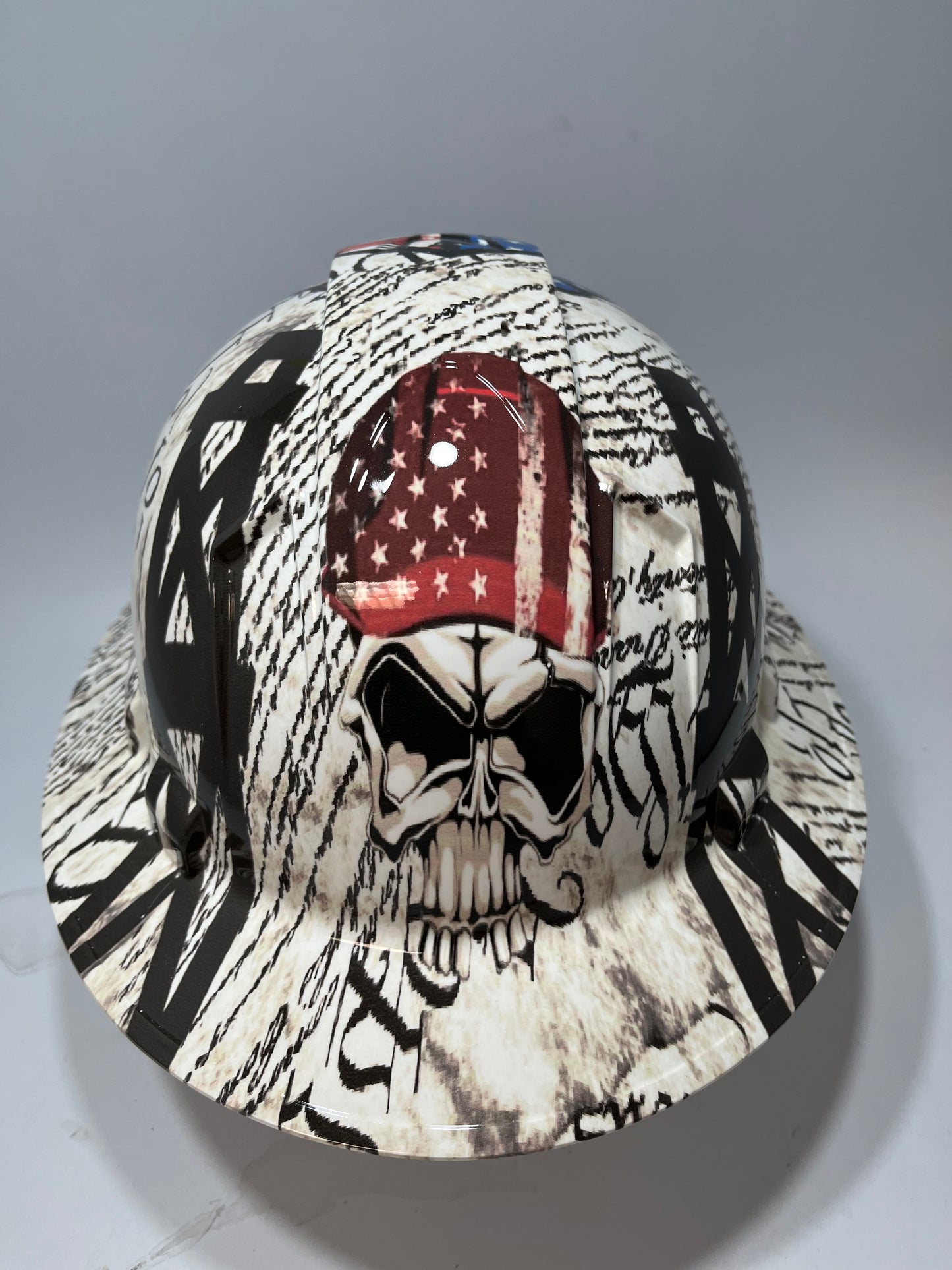 Full Brim Hard Hat Hydro Dipped OIL FIELD OUTLAW