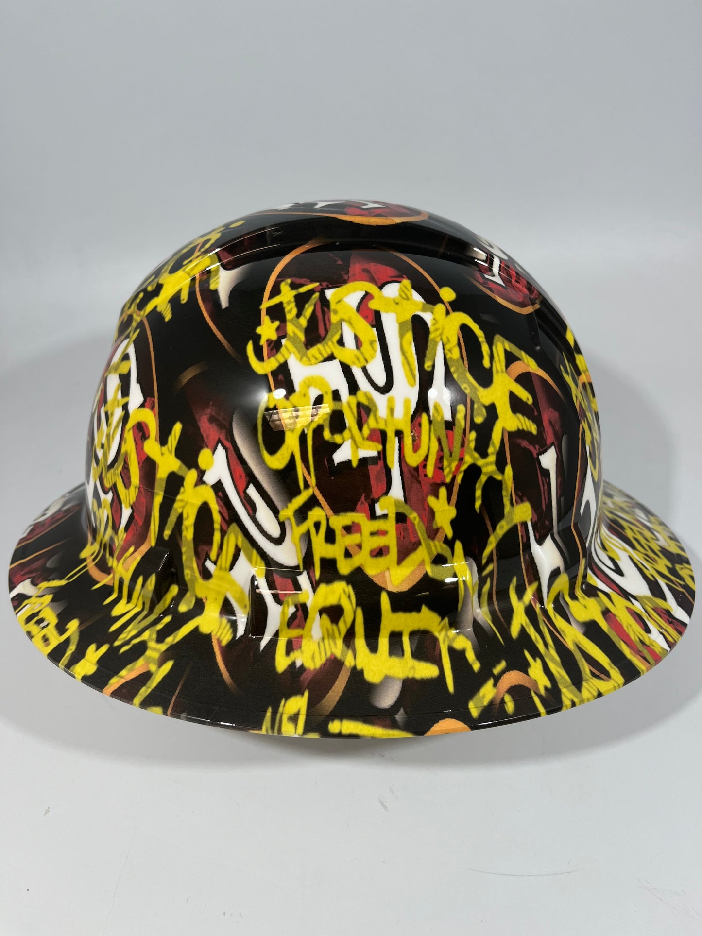 Full Brim Hard Hat Custom Hydro Dipped SAN FRANCISCO 49ERS INSPIRE CHANGE
