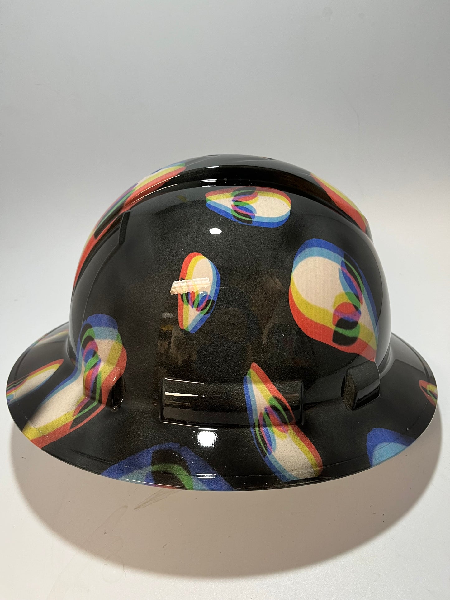 Full Brim Hard Hat Hydro Dipped TRIPPY ALIENS