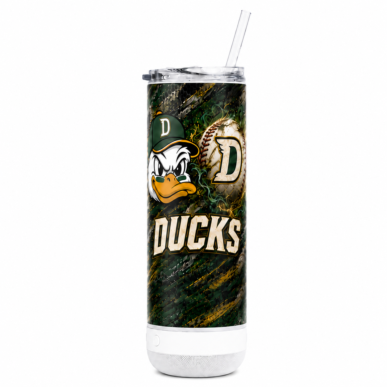 Ducks Baseball 20oz speaker tumbler
