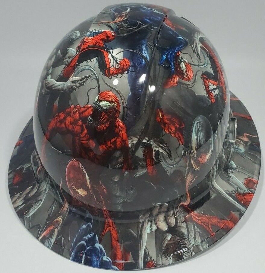 Badass hard hat with a Hydro dipped streaming design