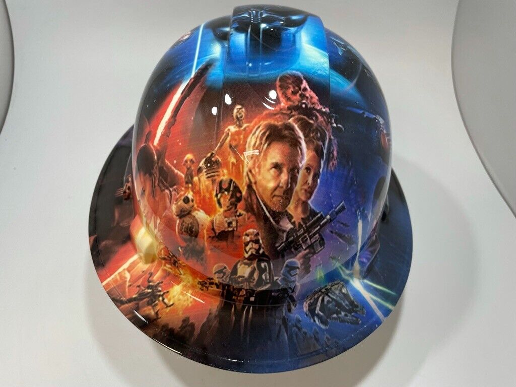 Badass hard hat with a Hydro dipped streaming design