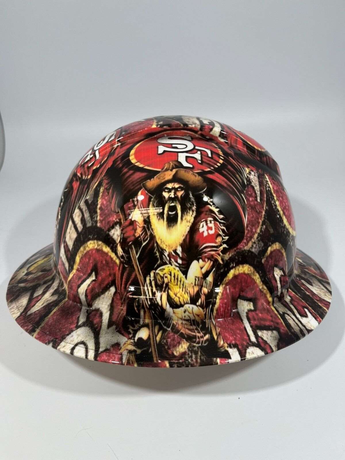 Badass hard hat with a Hydro dipped team design 