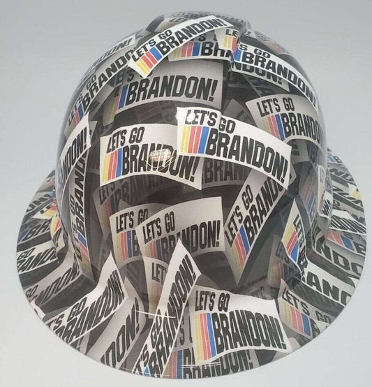 Badass hard hat with a Hydro dipped design 