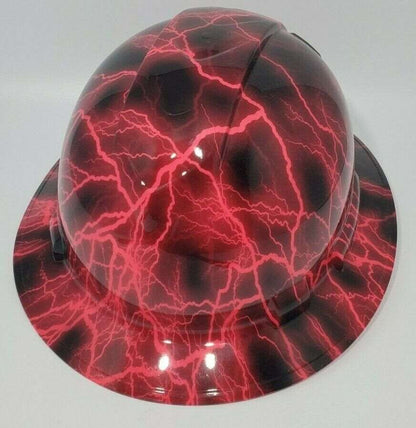 Bad ass hardhat with a fun hydro dipped design