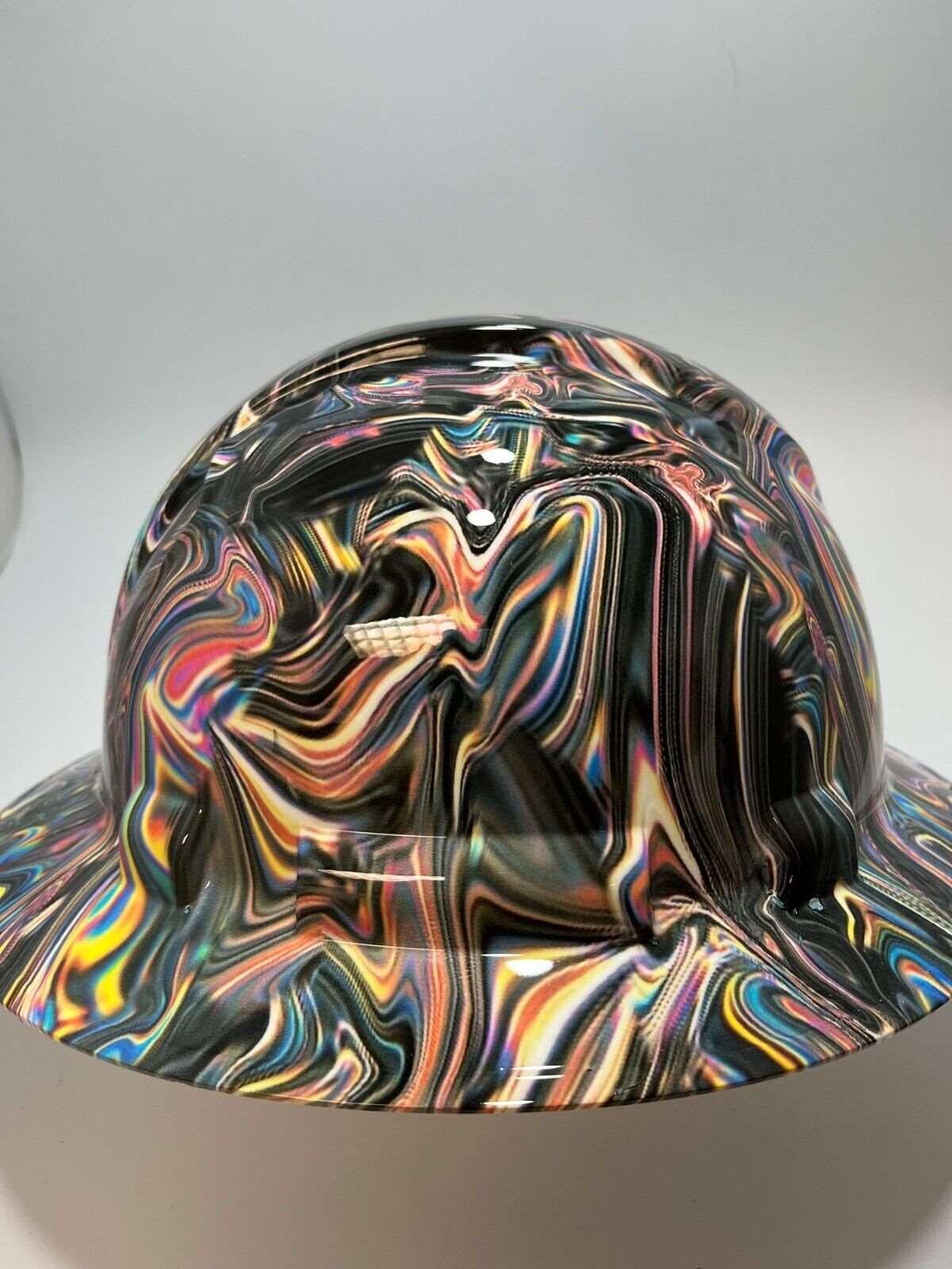 Badass hard hat with a Hydro dipped design 