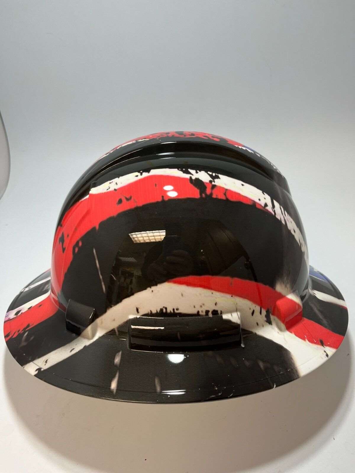 Badass hard hat with a Hydro dipped team design 