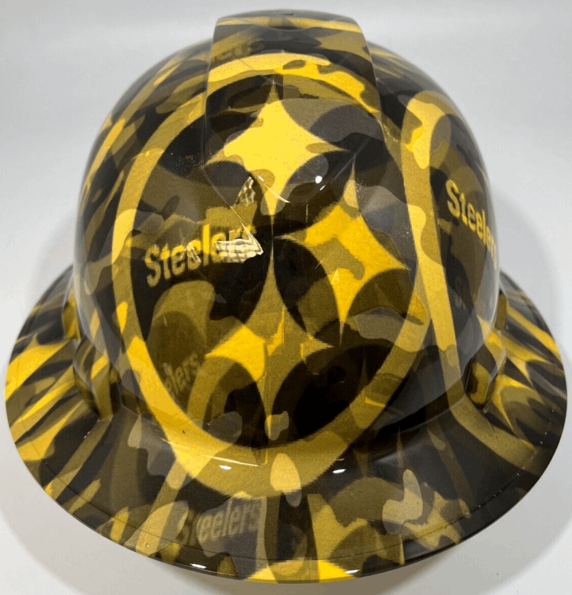 Badass hard hat with a Hydro dipped team design 