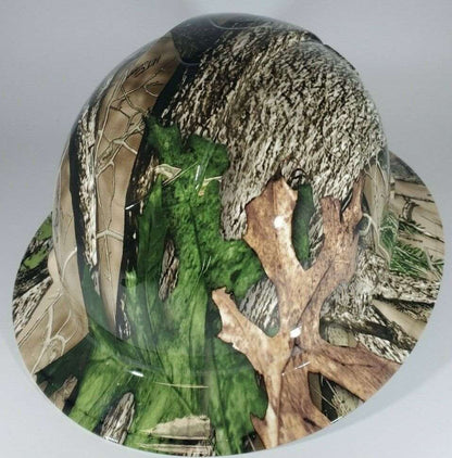 Bad ass hardhat with  hydro dipped camo design