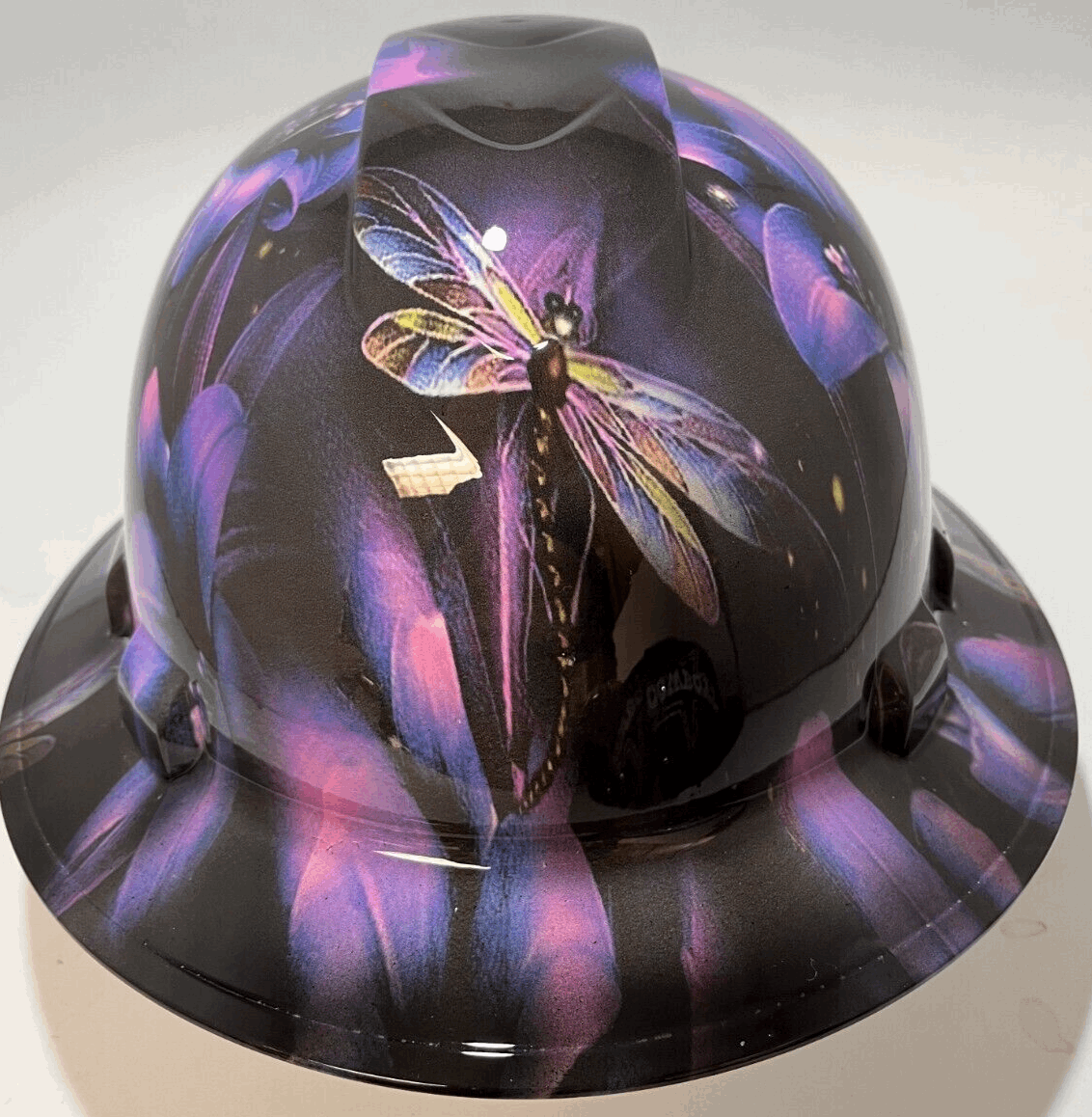 Badass hard hat with a Hydro dipped design 