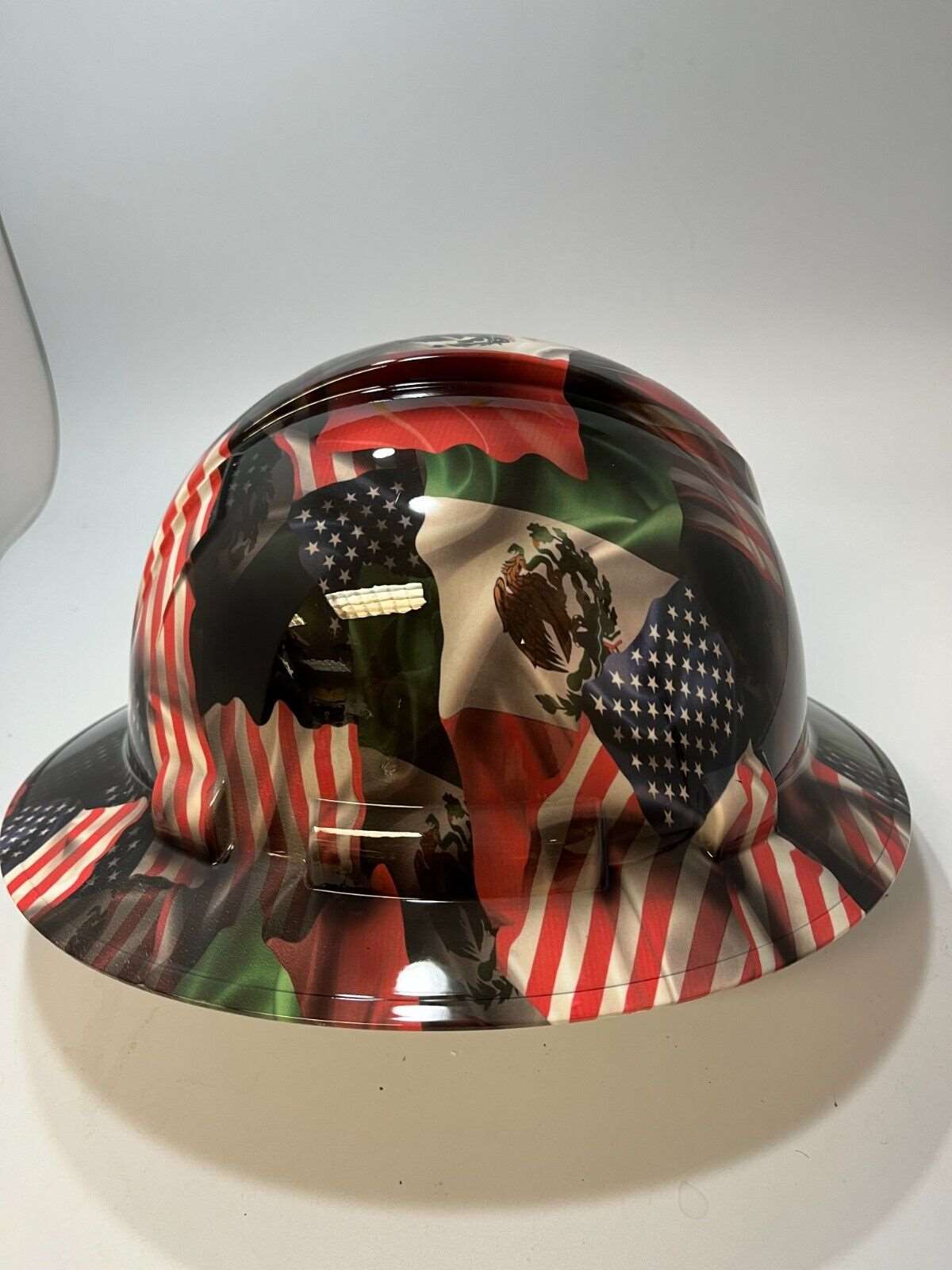 American flag full brim hard hats online