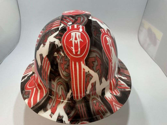 Badass hard hat with a Hydro dipped design 