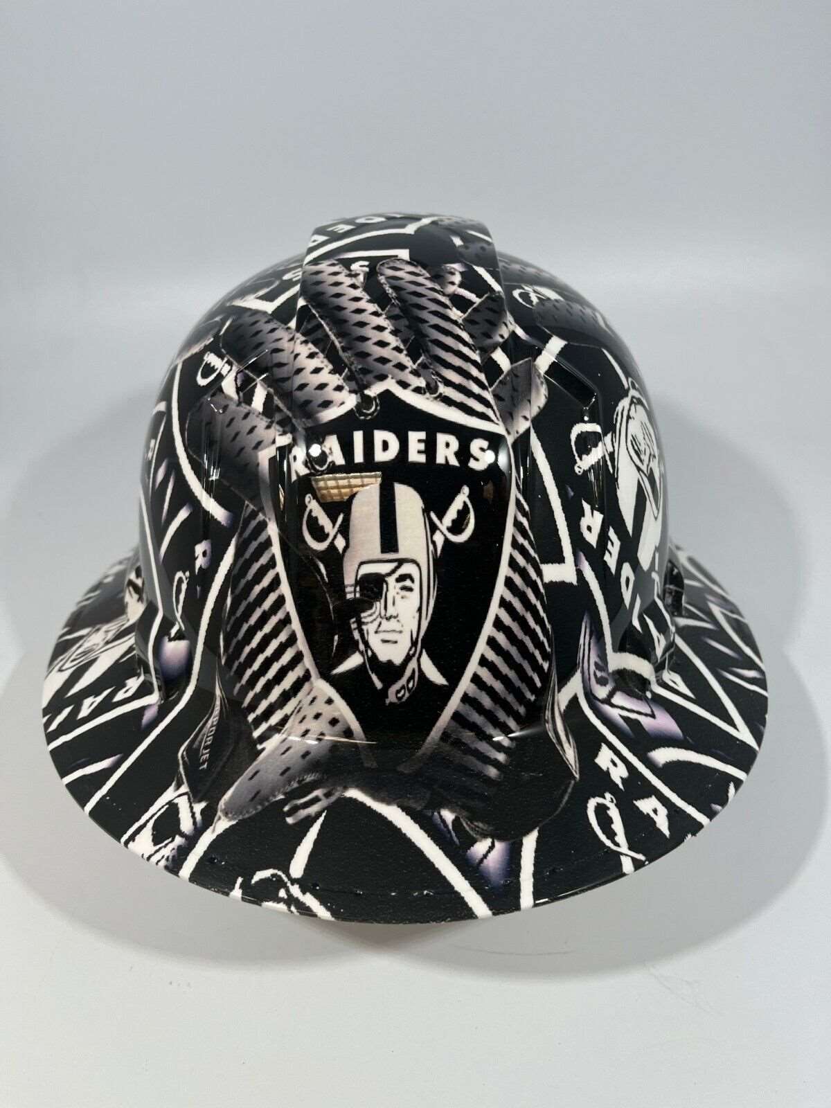 Badass hard hat with a Hydro dipped team design 